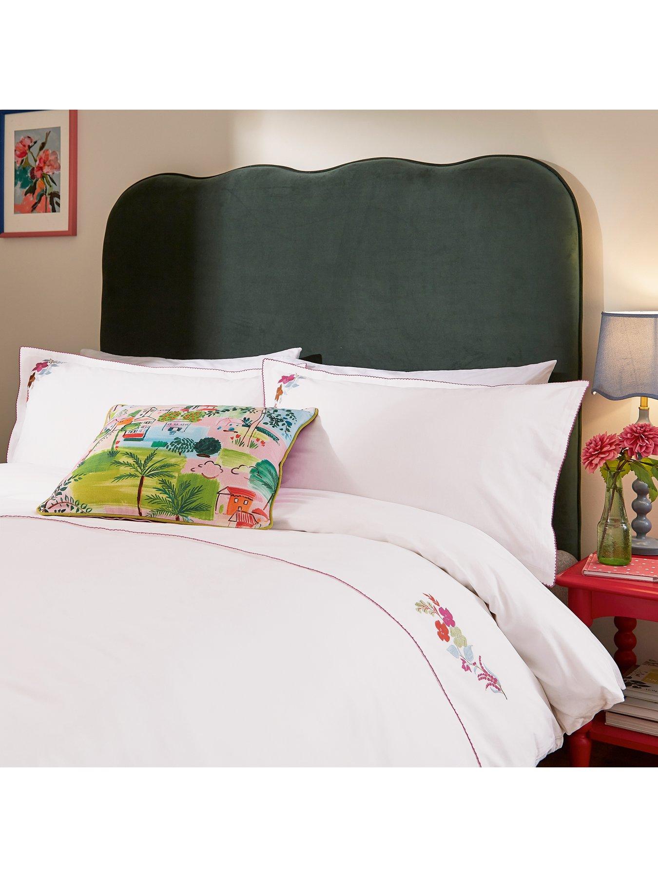 Image 3 of 4 of Land & Shore Fia 100% Cotton Standard Pillow Case Pairs Multi