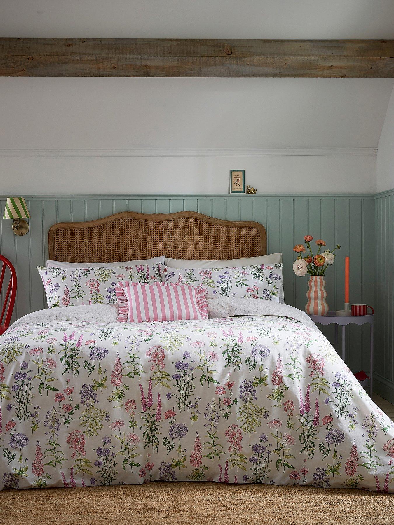 Helena Springfield Meadow Flower - Print Cover Set 100% Cotton Multi