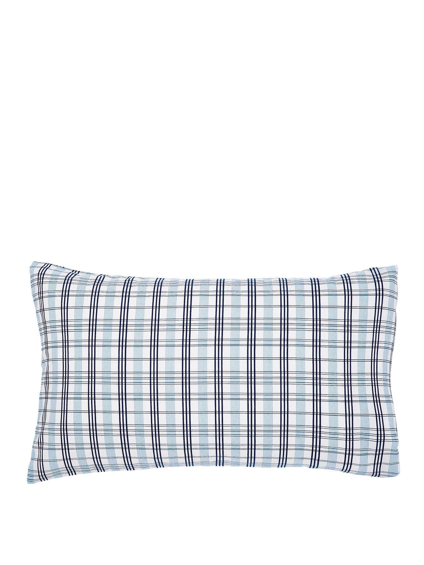 Image 2 of 5 of Helena Springfield Jones Check Brushed Cotton Cover Set 100% Cotton Navy