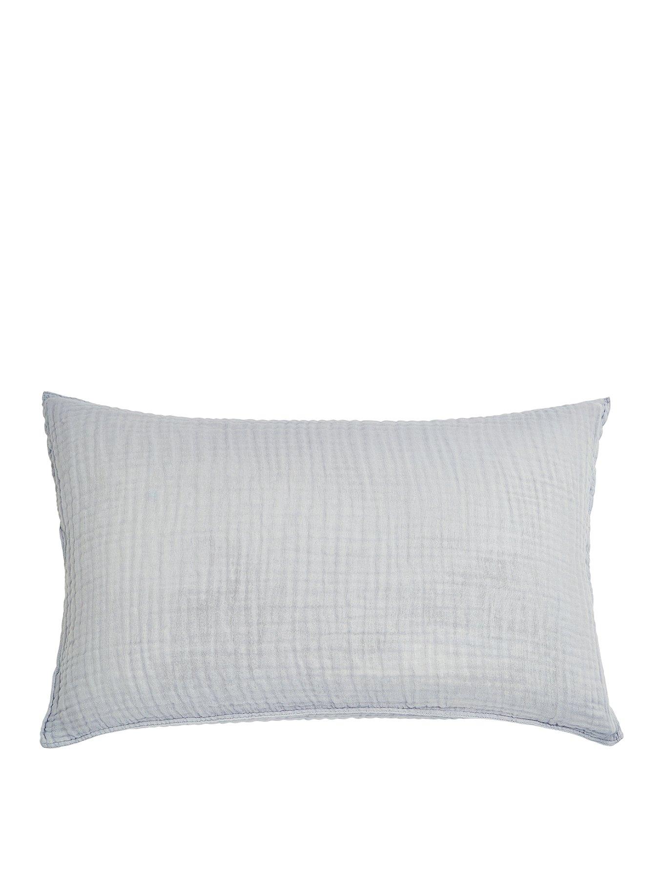 Image 2 of 4 of Helena Springfield Muslin Cover Set 100% Cotton Silver