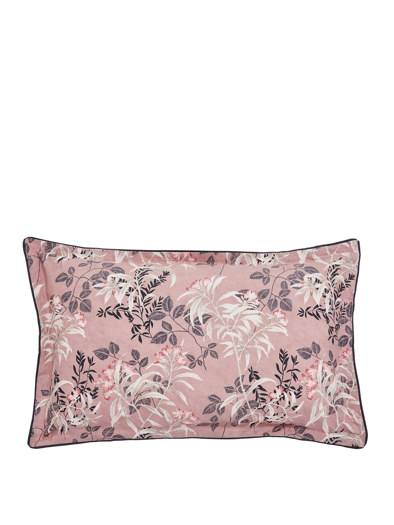 Image 2 of 5 of Bedeck of Belfast Katara Cover Set 100% Cotton Pink/Grey
