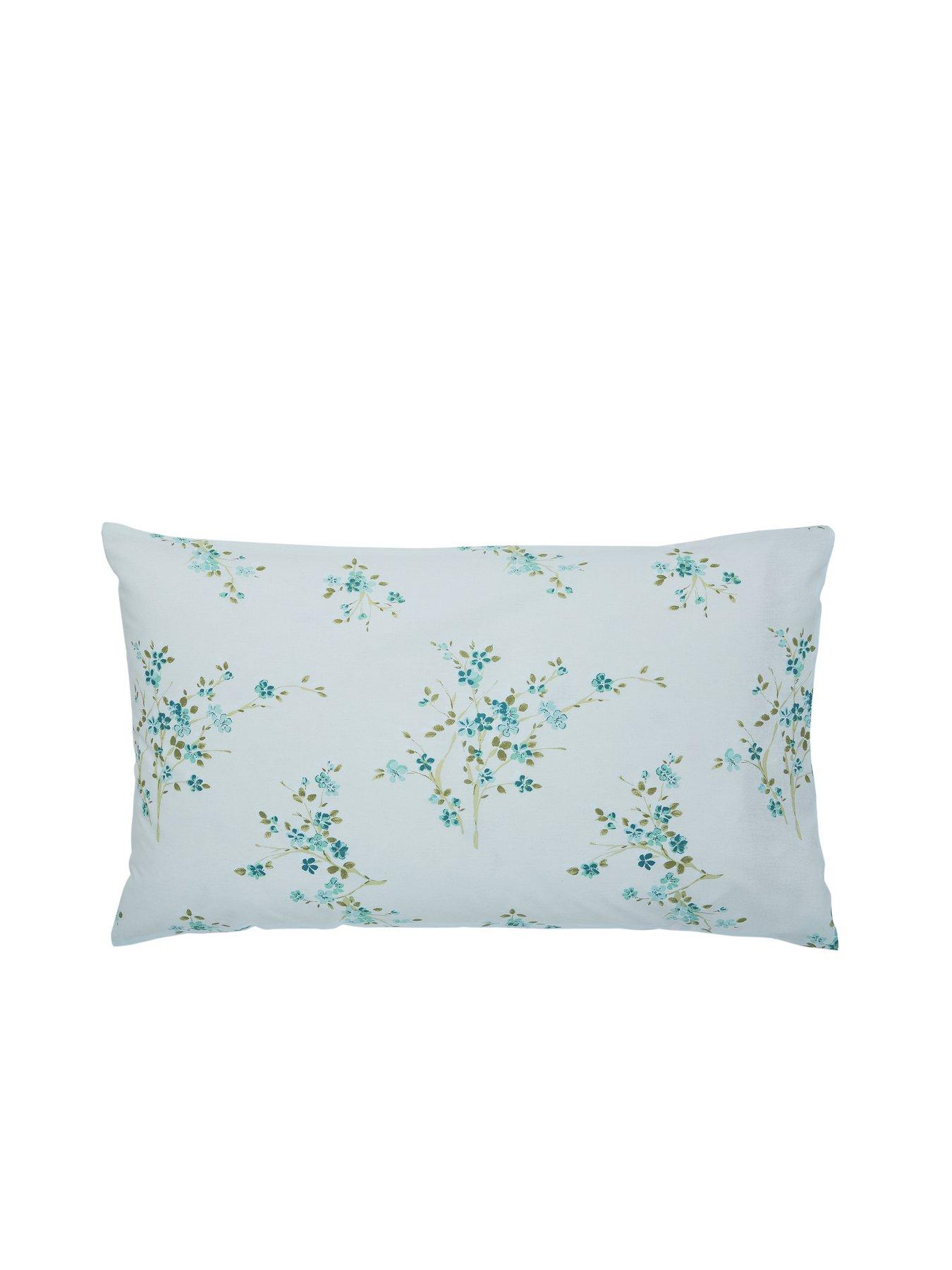 Image 3 of 4 of Helena Springfield Blossom - Print Cover Set 100% Cotton Aqua