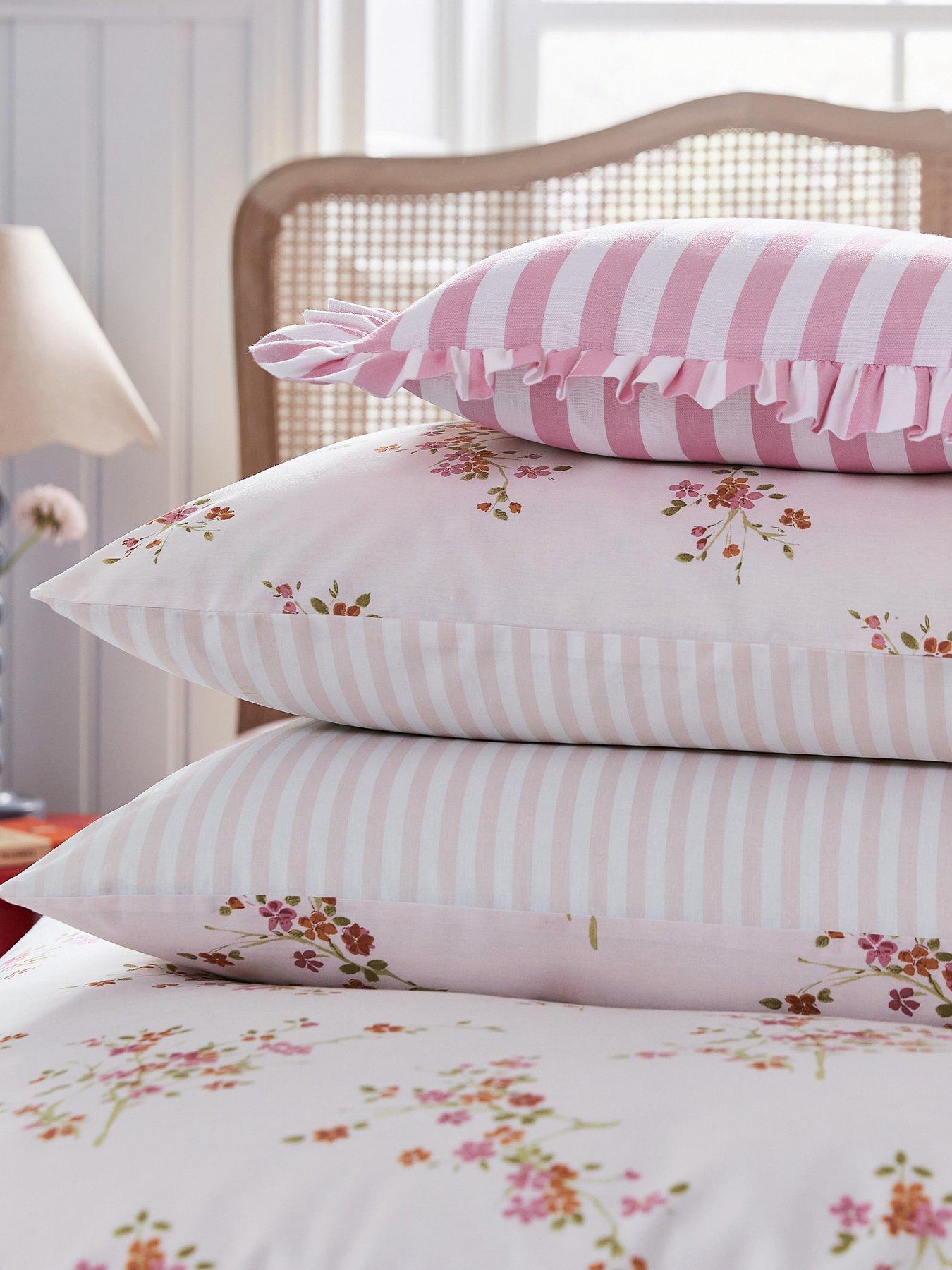 Image 4 of 4 of Helena Springfield Candy Stripe Cushion Pink