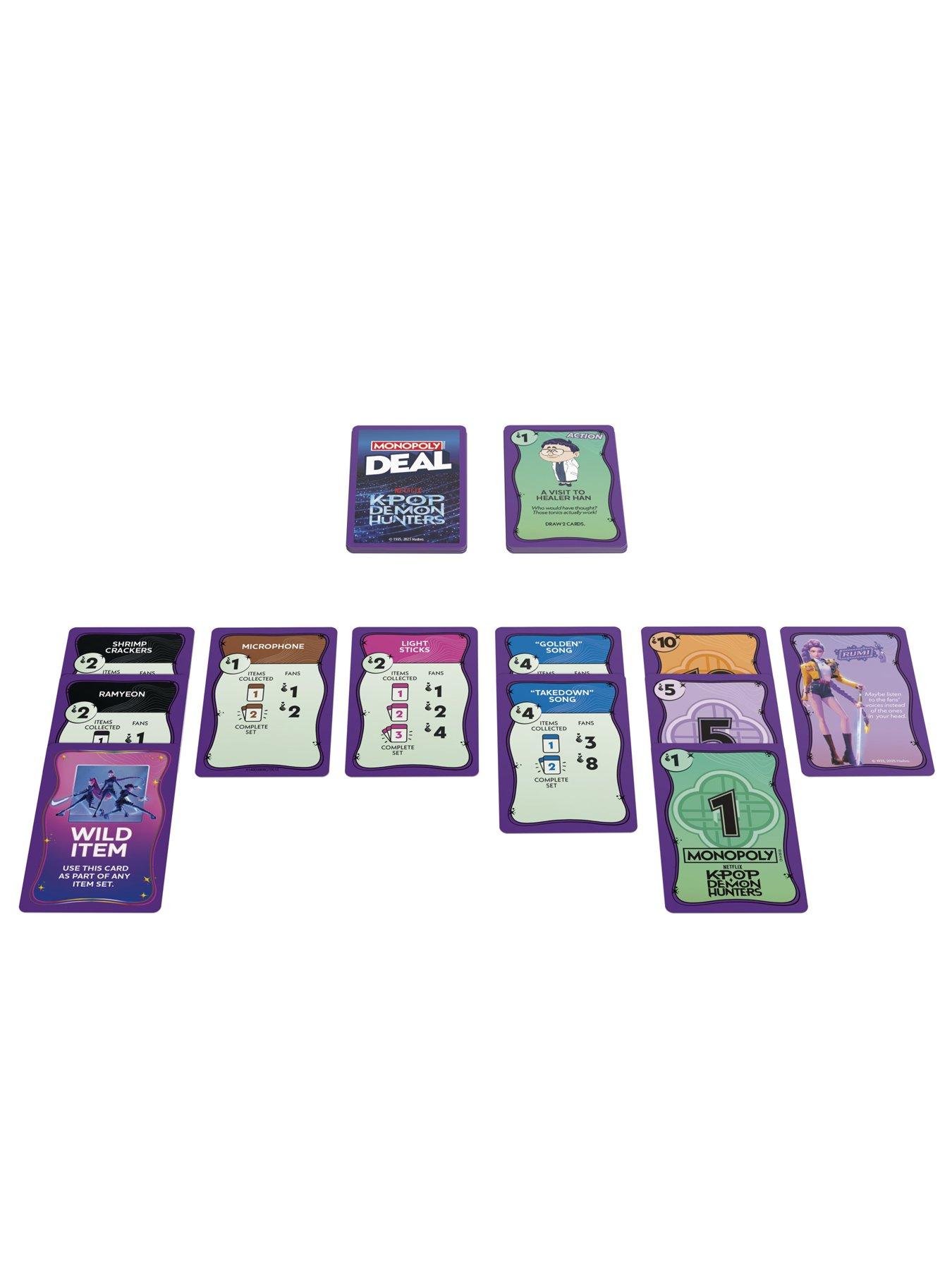 Image 3 of 7 of Monopoly KPOP Demon Hunters Monopoly Deal