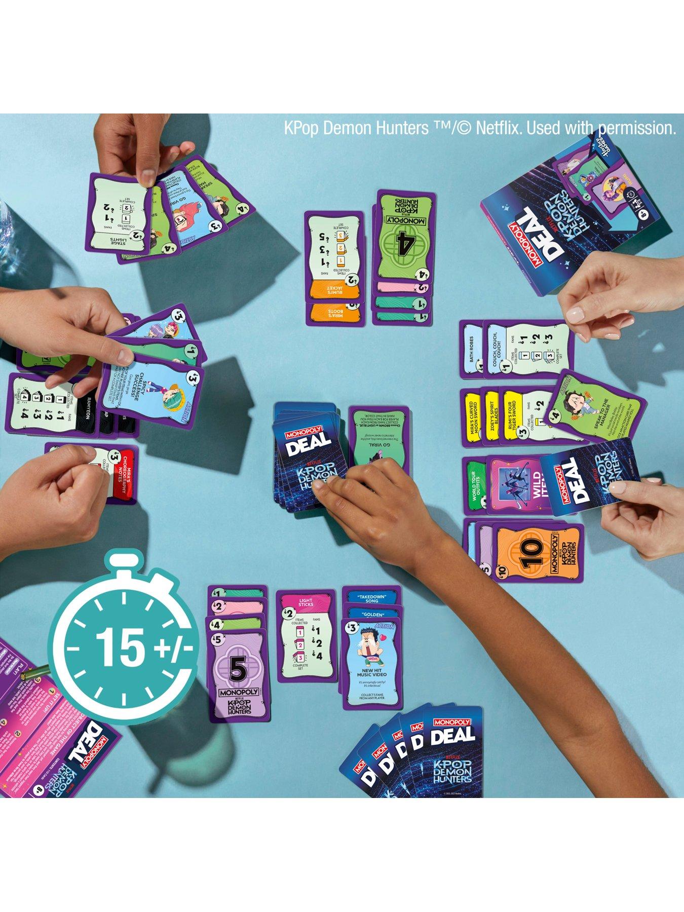 Image 4 of 7 of Monopoly KPOP Demon Hunters Monopoly Deal