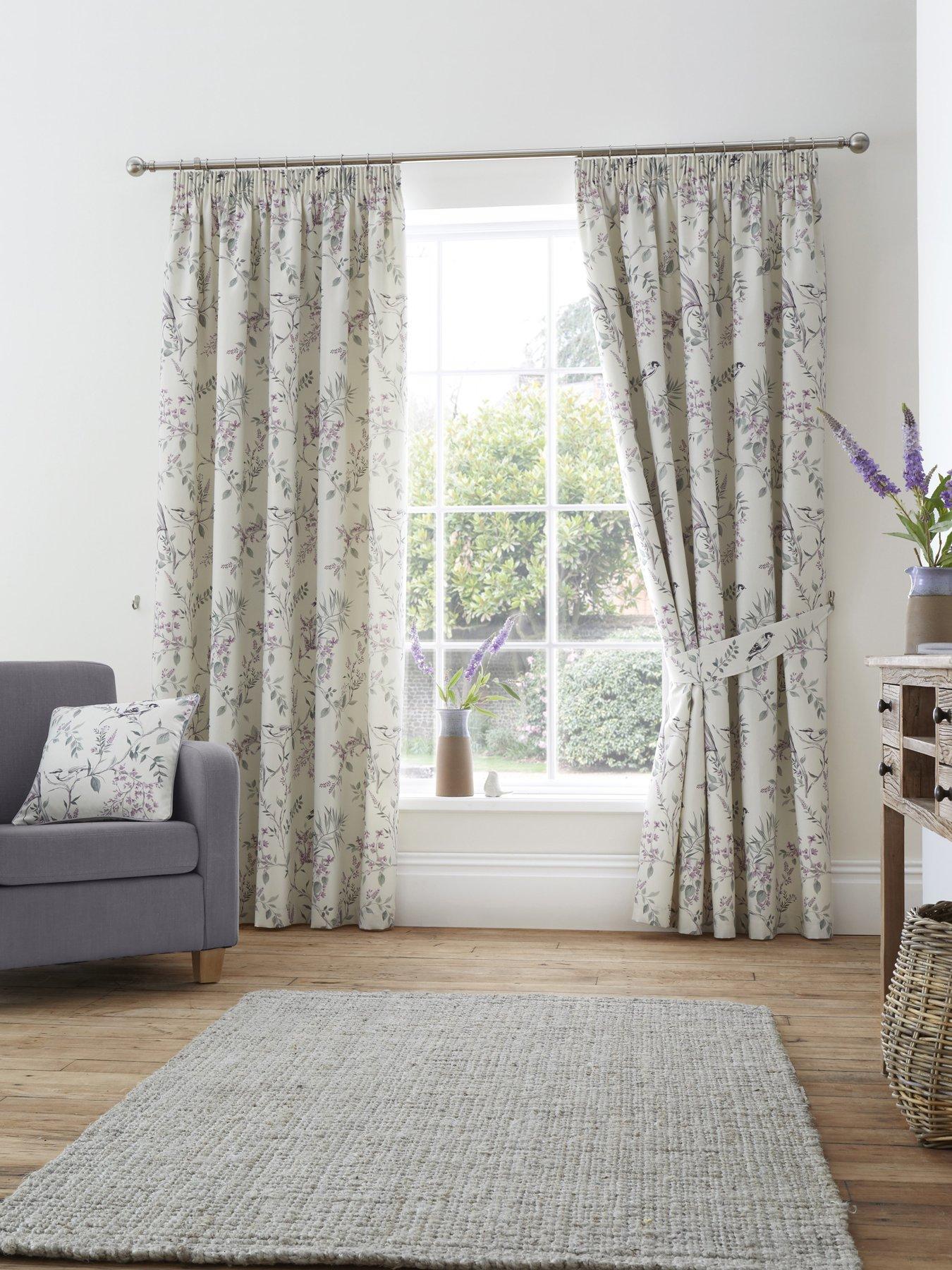 Dreams & Drapes: Jazmine Pencil Pleat Curtains In Heather
