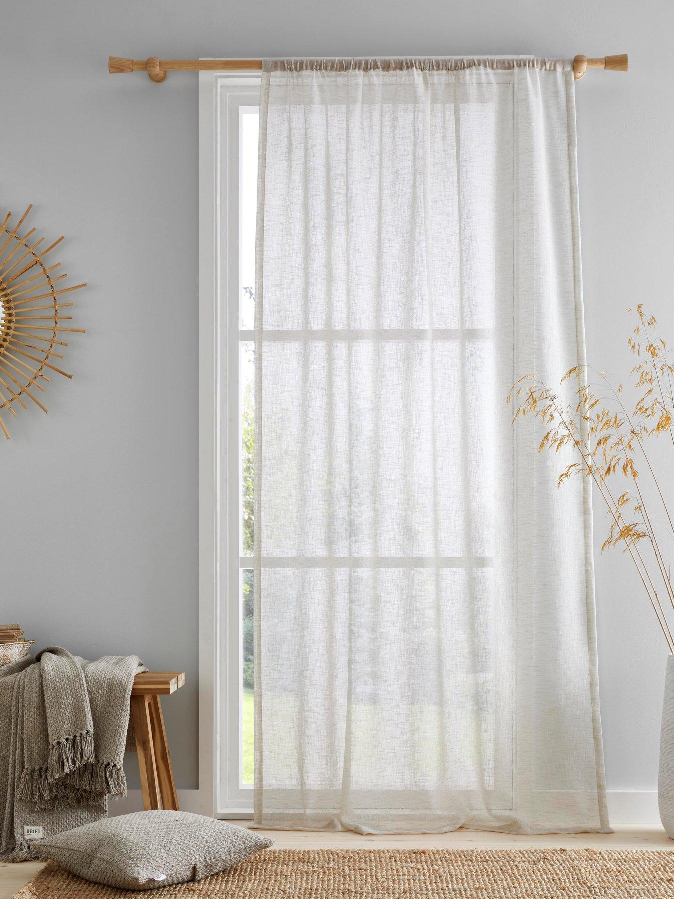 Image 1 of 3 of Drift Home Kayla Plain Woven Voile Panel