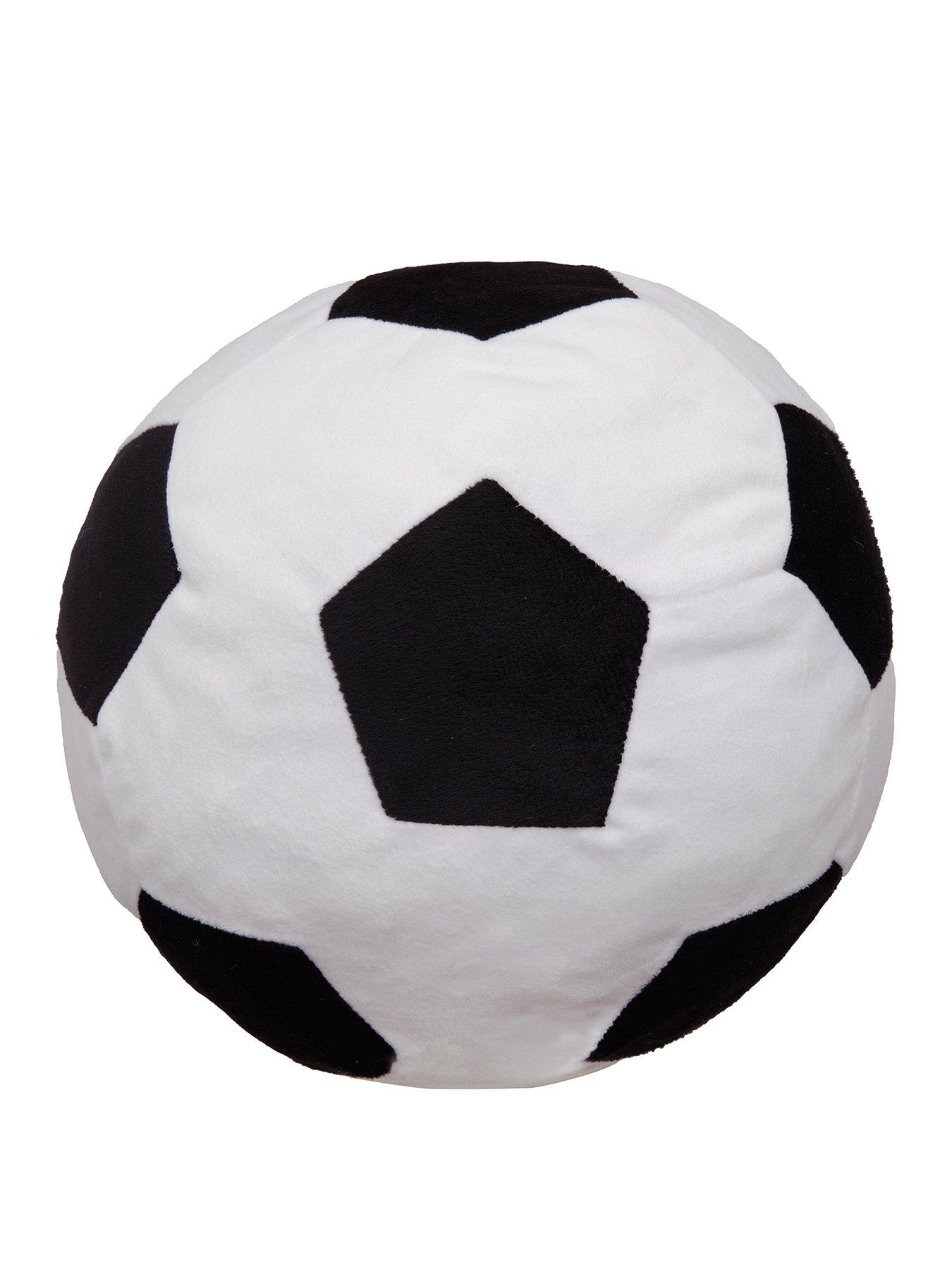 Image 2 of 2 of Bedlam Football Shaped Cushion In Black One Size