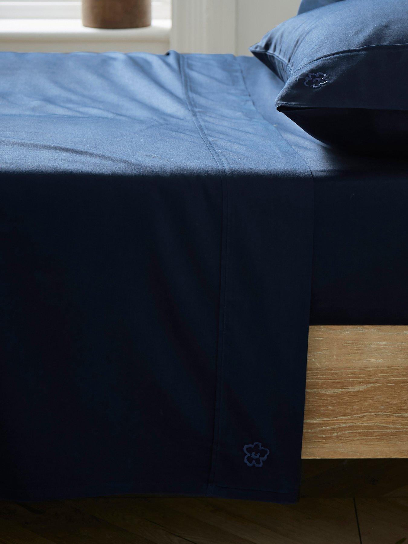 Image 3 of 4 of Ted Baker Plain Dye 100% Cotton Flat Sheet