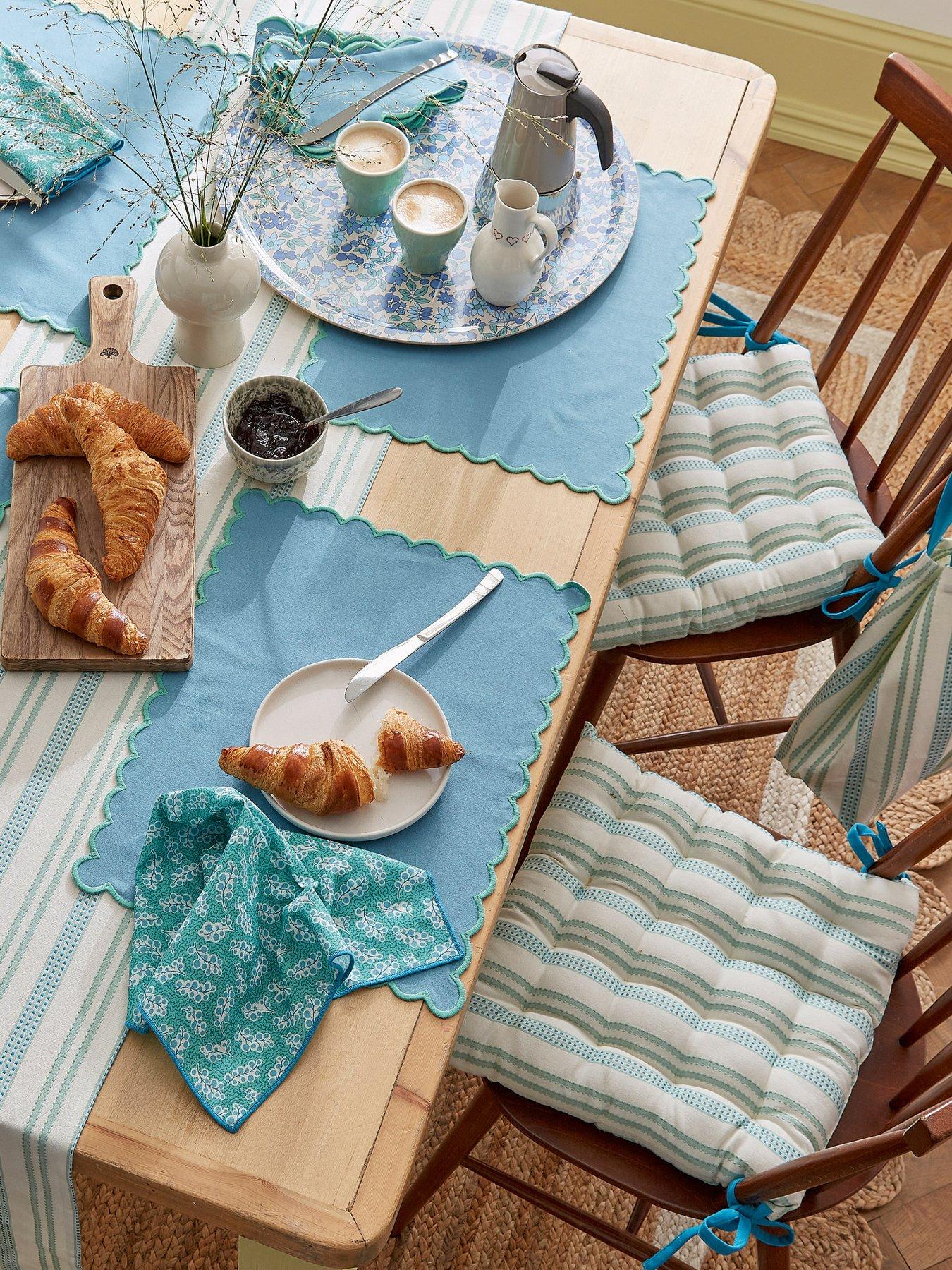 Land & Shore Ticking Stripe Seat Pad