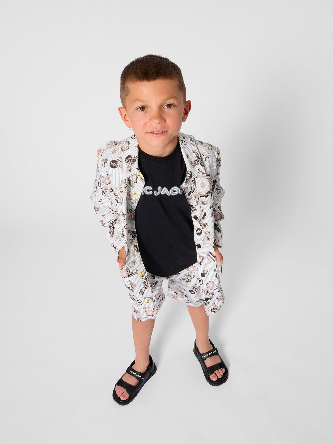 MARC JACOBS Boys Short Sleeve T-shirt - Black