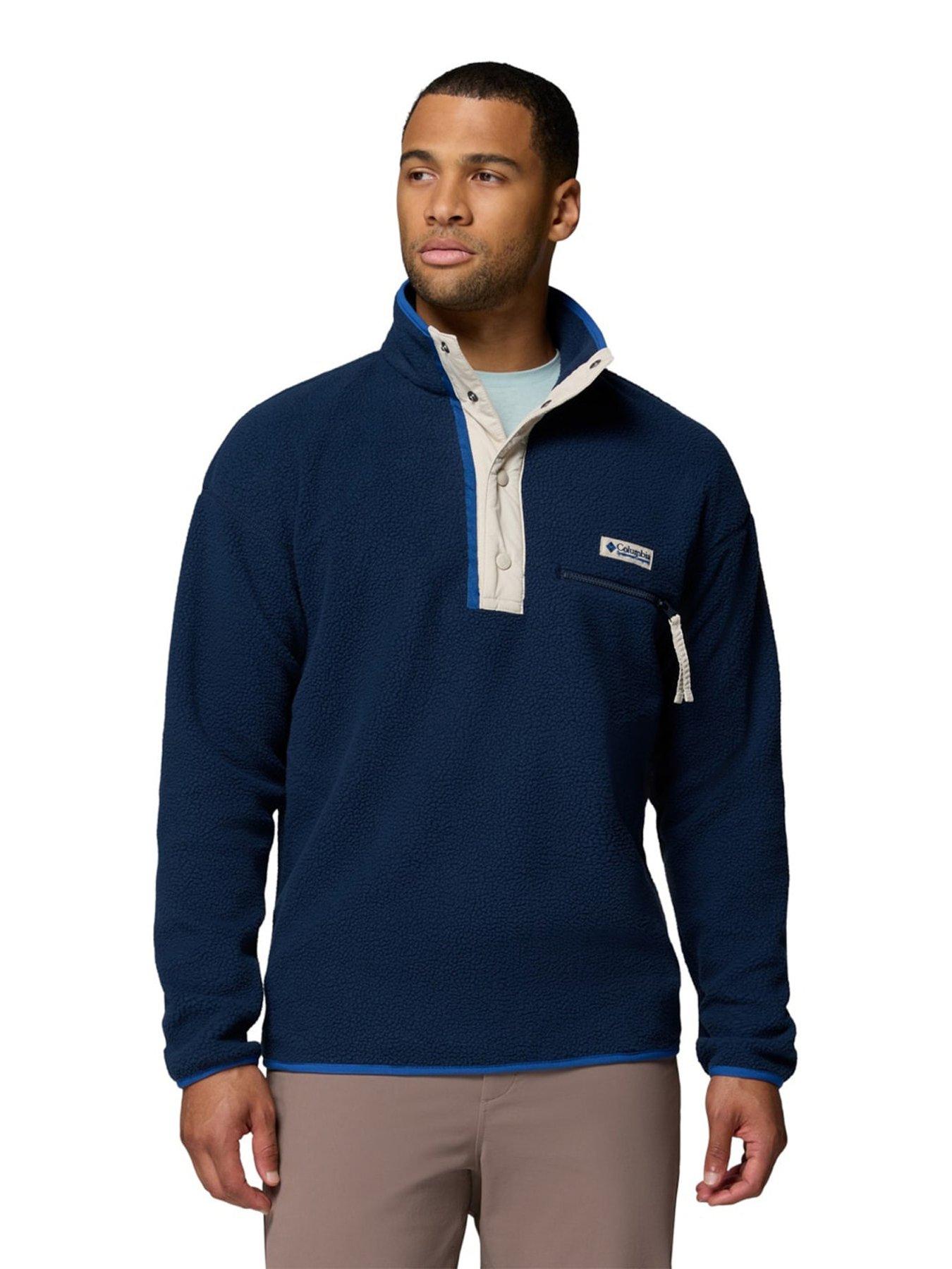 Columbia Mens Helvetia Half Snap Feele - Navy