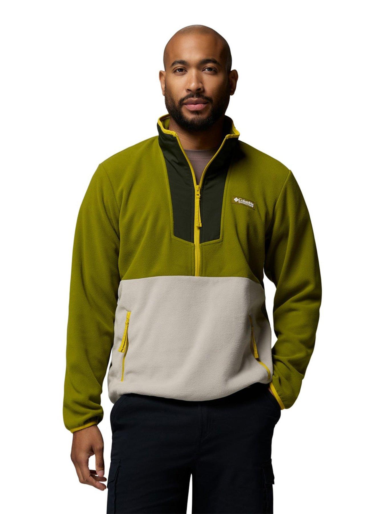 Image 1 of 5 of Columbia Mens Sequoia Grove Half Zip Fleece - Green