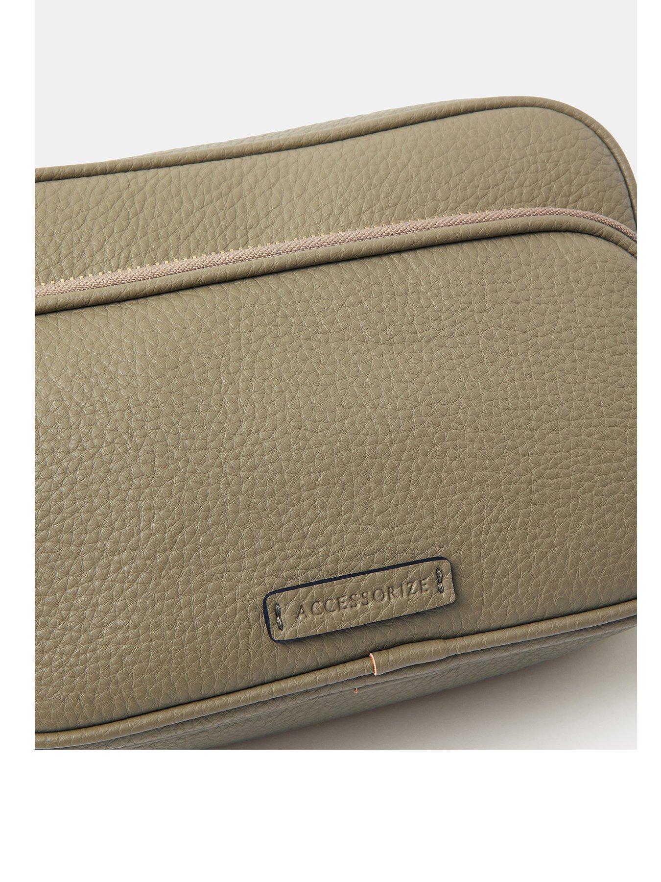 Image 1 of 5 of Accessorize Double Zip Camera Bag - Green