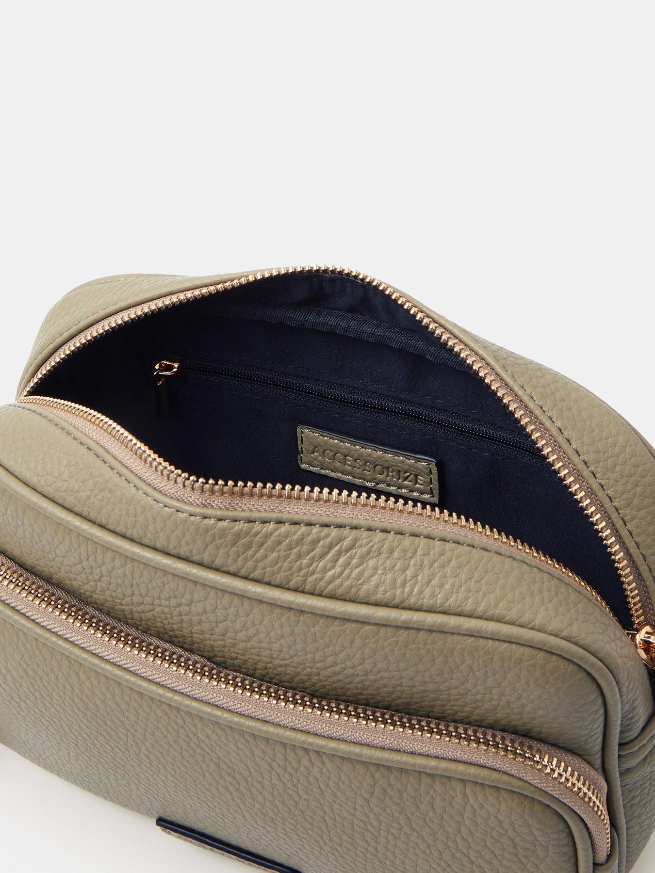 Image 4 of 5 of Accessorize Double Zip Camera Bag - Green