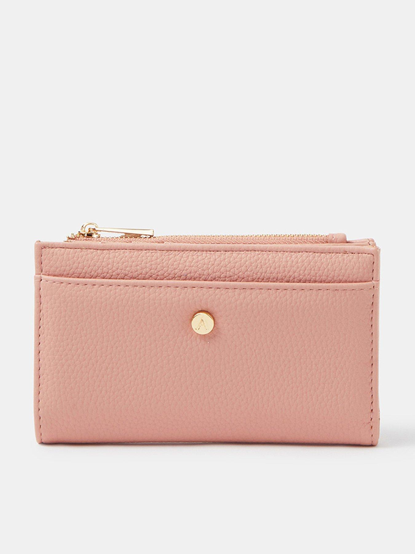 Accessorize Slimline Zip Purse - Pink