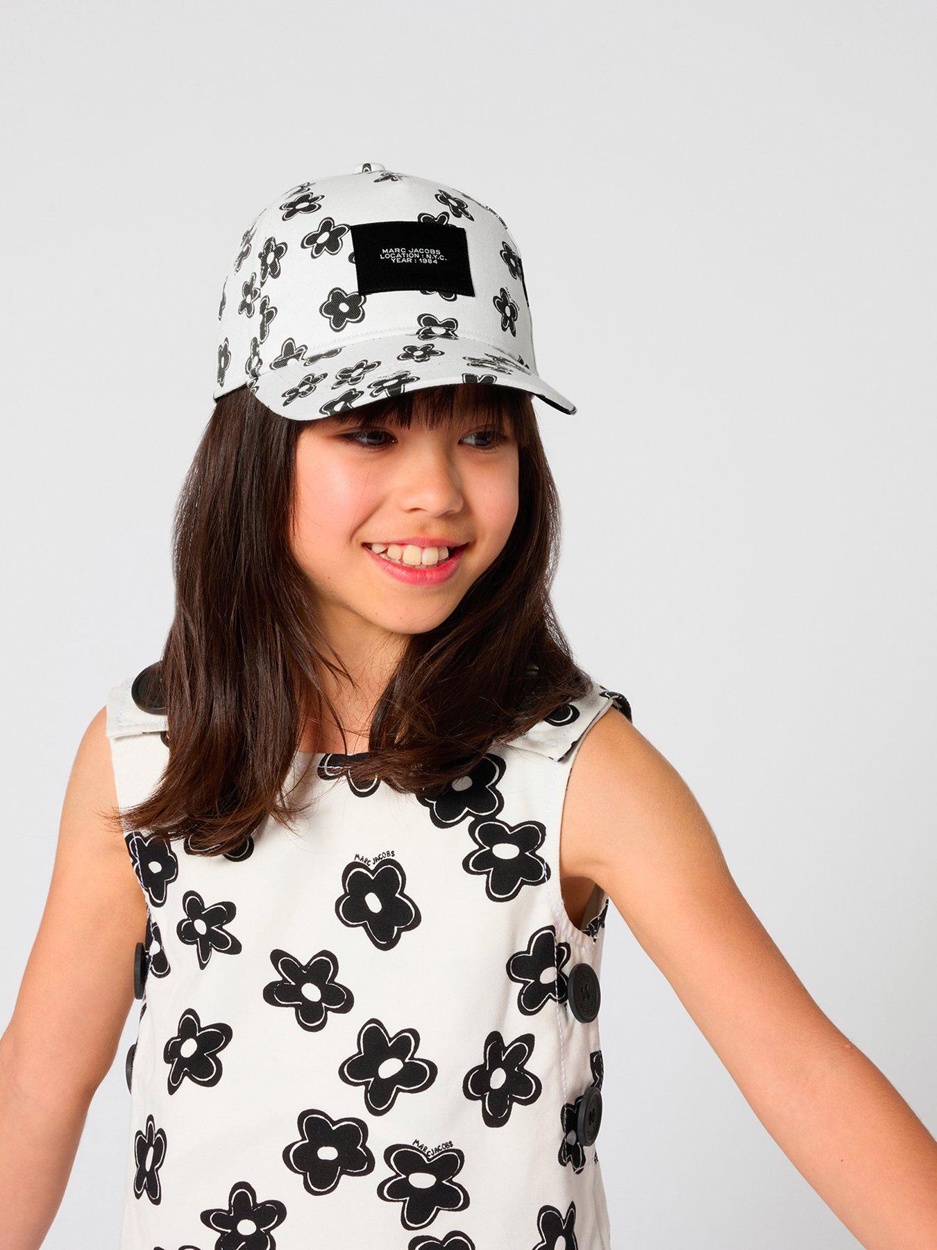 Image 2 of 7 of MARC JACOBS Girls Daisy Cap - Ivory