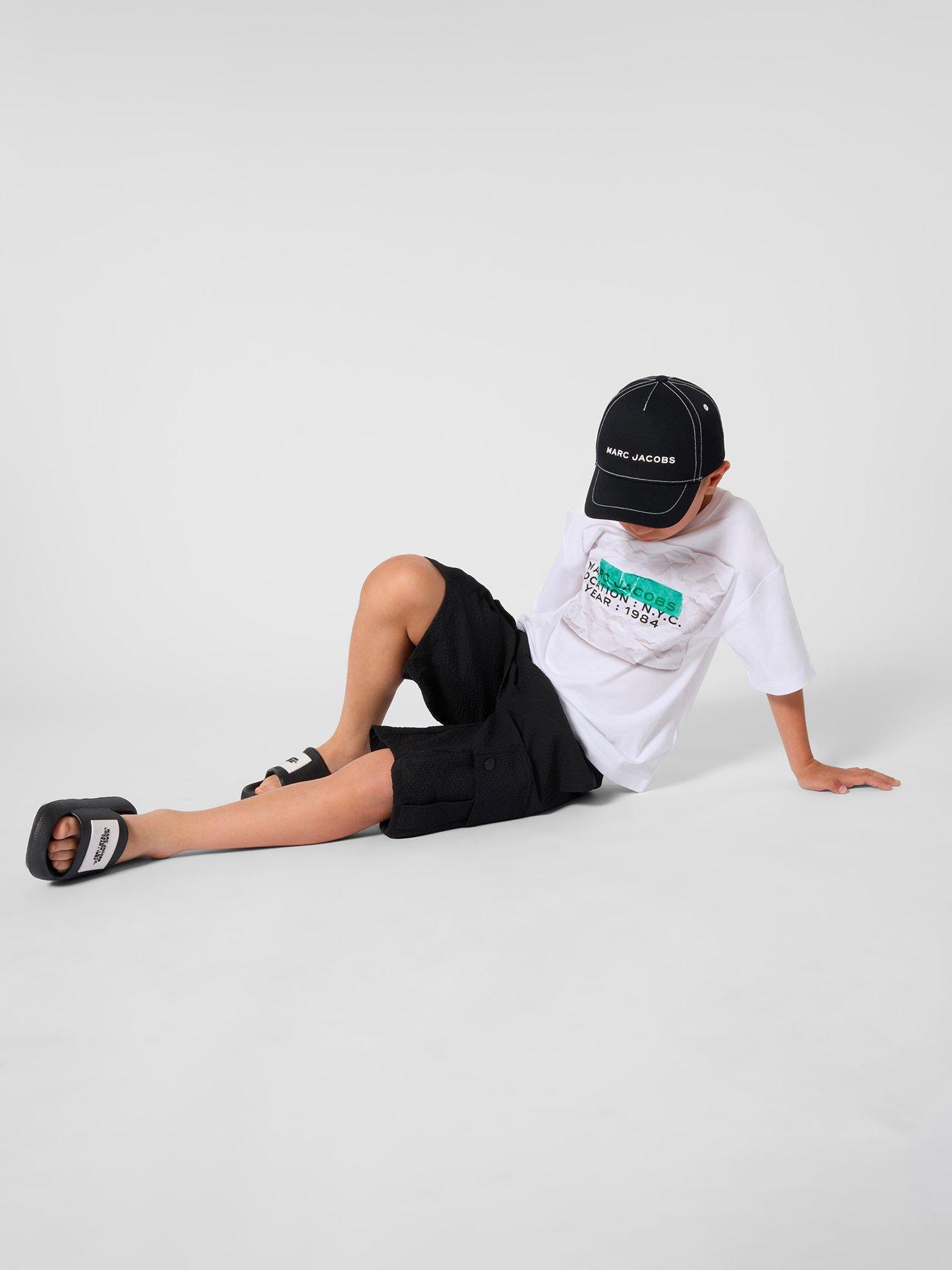Image 2 of 7 of MARC JACOBS Boys Logo Cap - Black