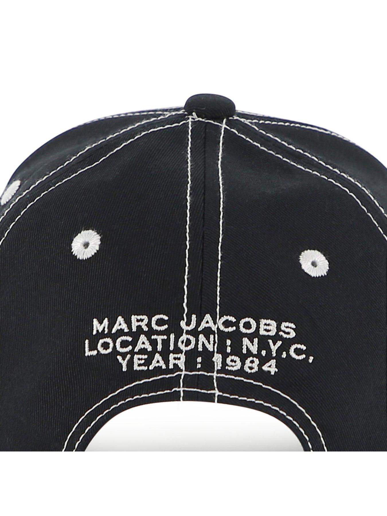 Image 6 of 7 of MARC JACOBS Boys Logo Cap - Black