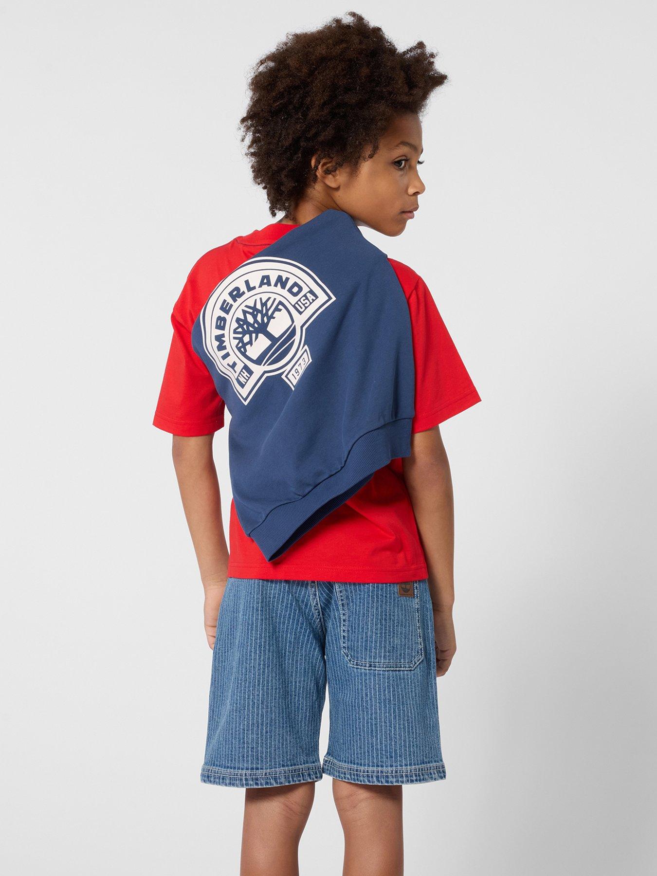 Timberland Boys Sweatshirt, Blue, Size 10 Years