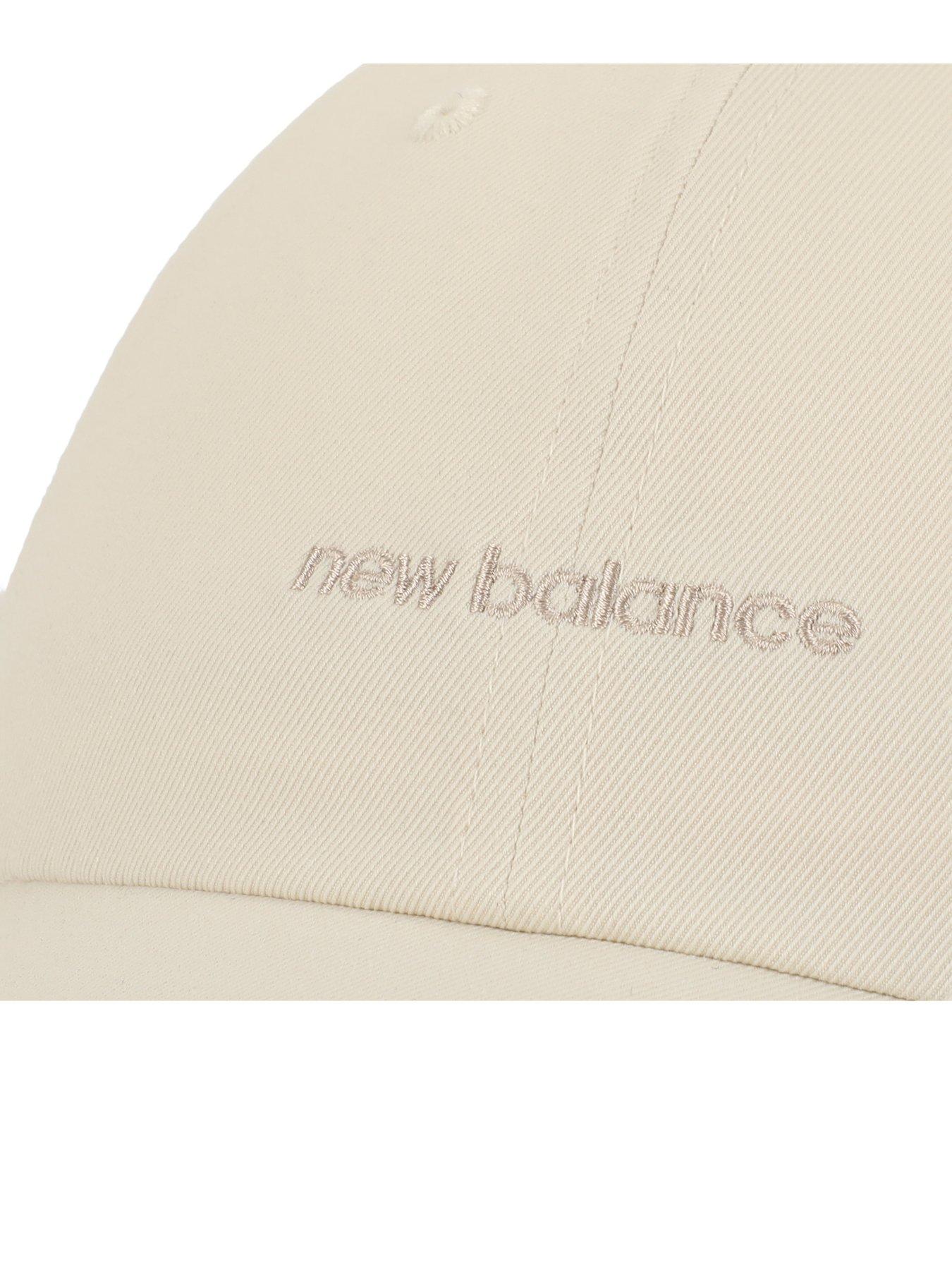 Image 3 of 3 of New Balance Womens 6 Panel Linear Logo Hat-white