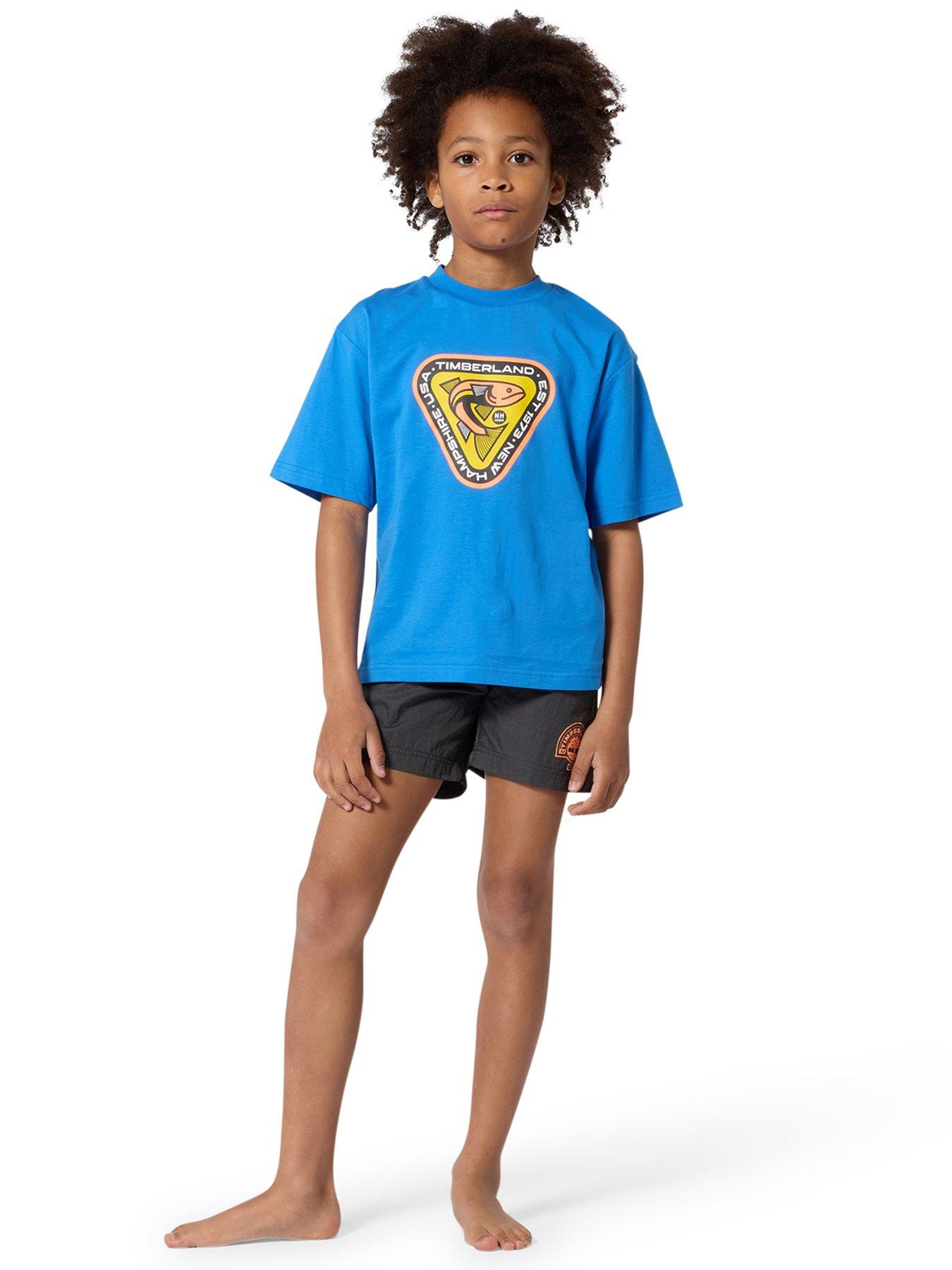 Timberland Boys Swim Shorts, Dark Grey, Size Age: 16 Years