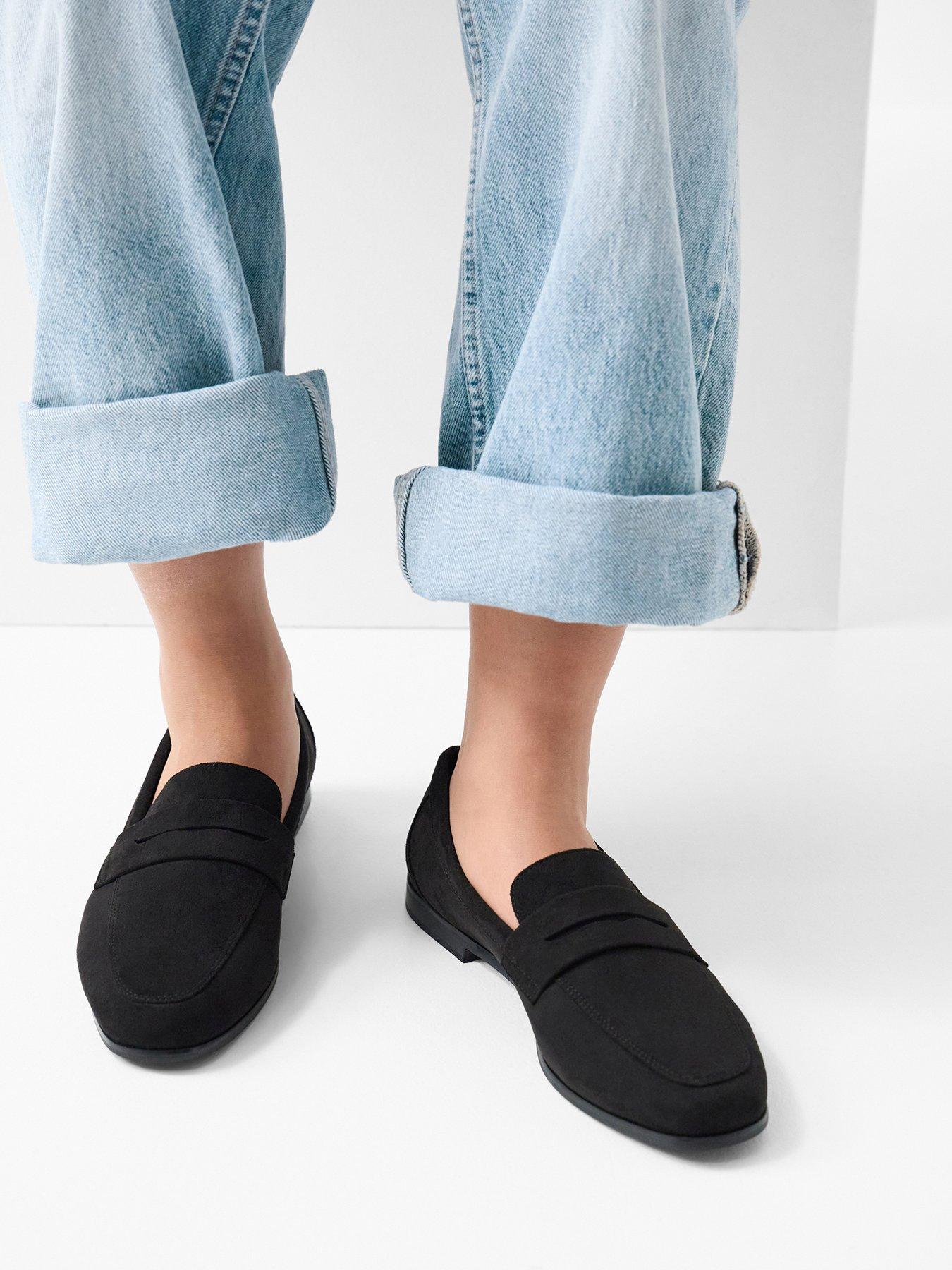 Accessorize Suedette Loafers - Black | Very