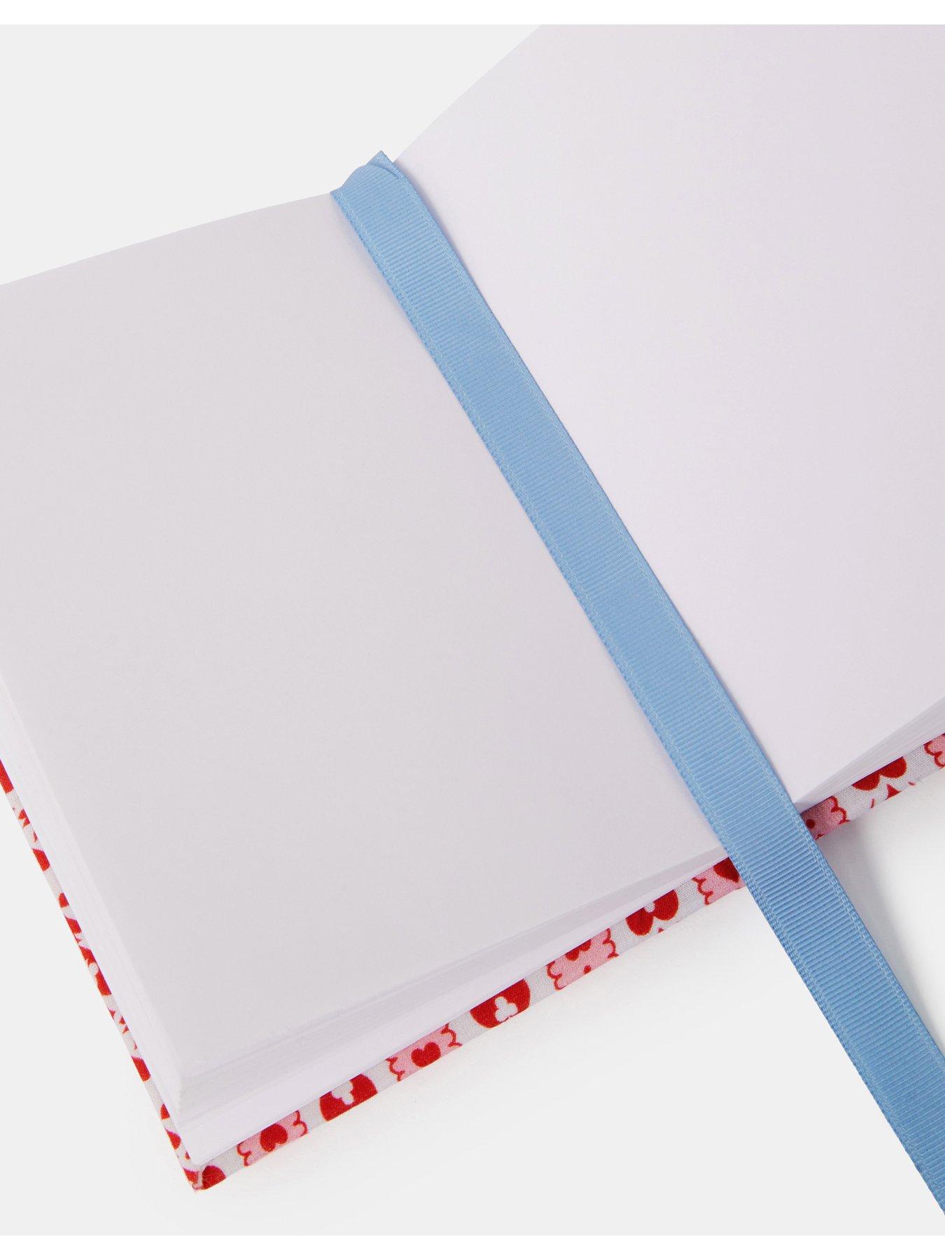 Image 2 of 2 of Accessorize Heart Print Notebook - Red