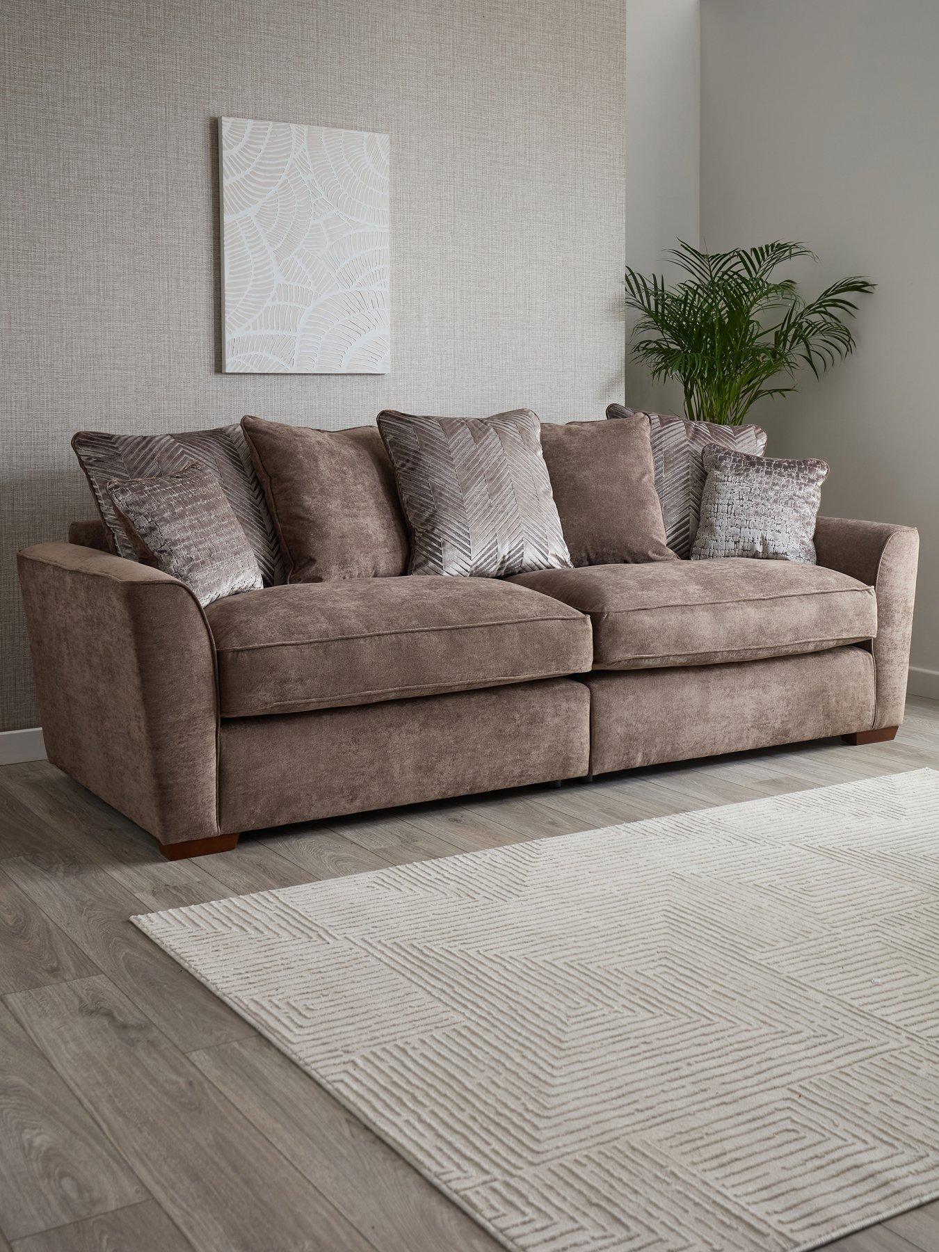 The Very Collection Roulette 4 Seater Fabric Sofa
