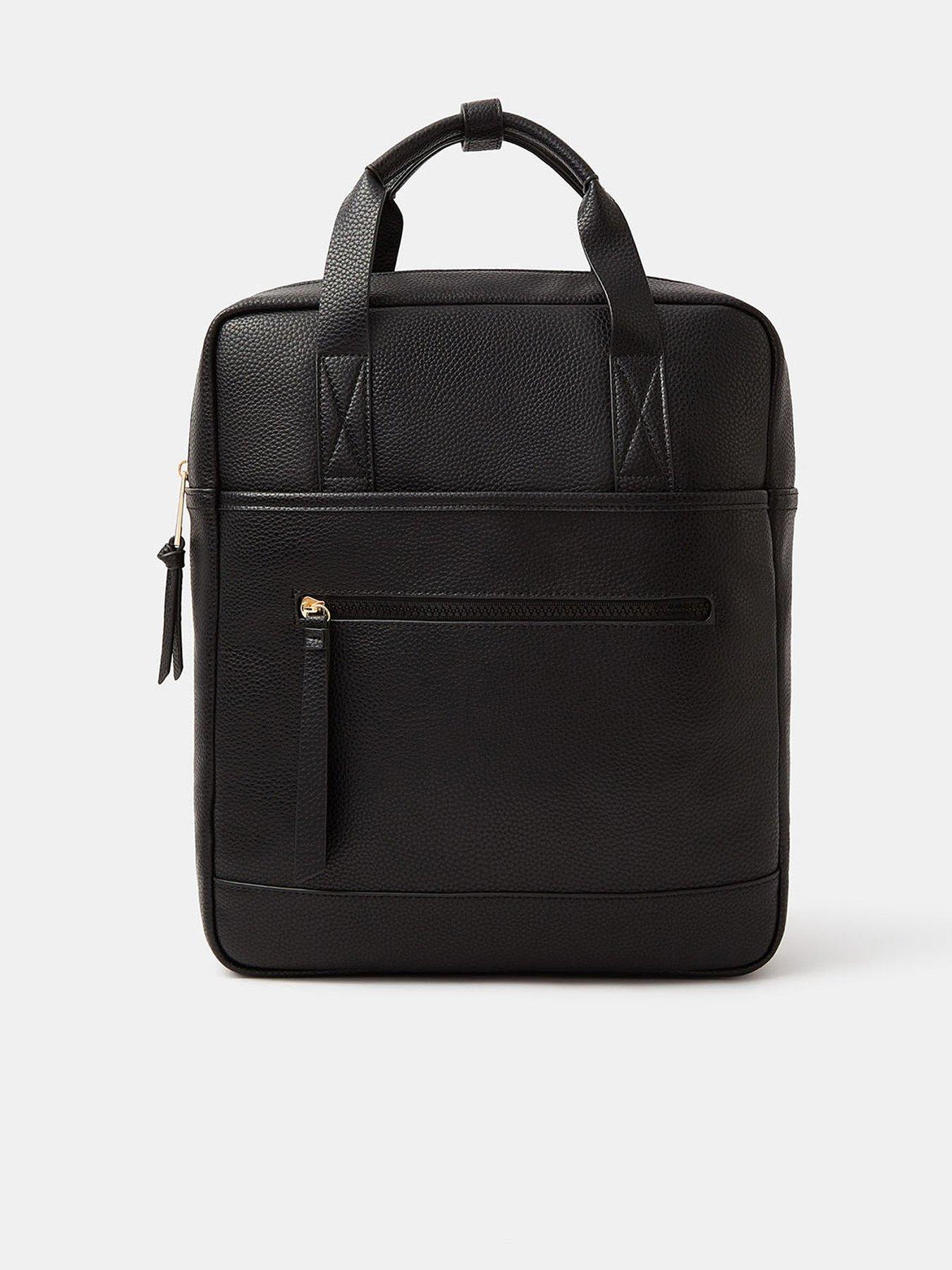 Accessorize Faux Leather Backpack