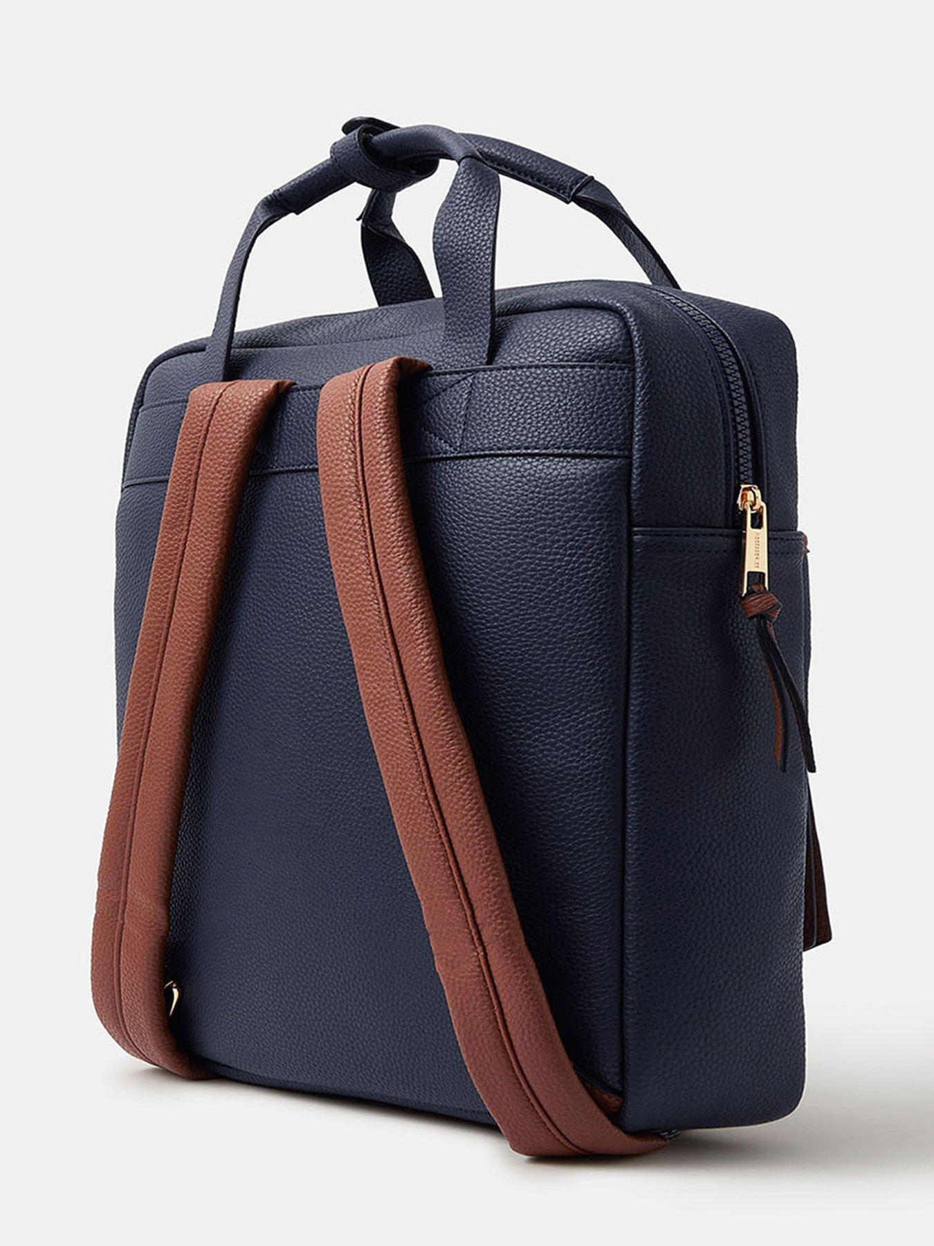 Image 5 of 5 of Accessorize Faux Leather Backpack - Multi