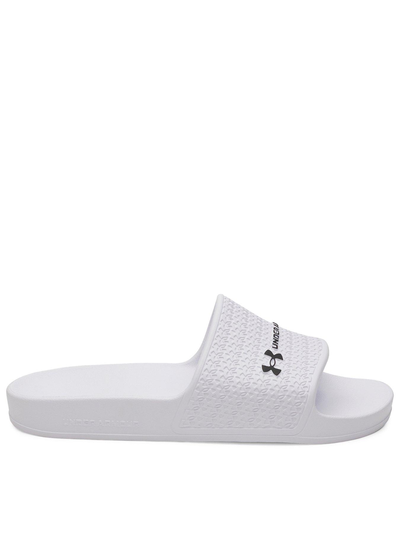 UNDER ARMOUR Womens Armr Shower Slider - White