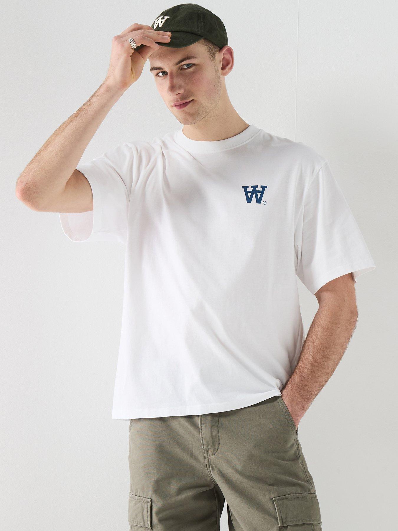 Image 1 of 6 of Double A by Wood Wood Fence T-Shirt - White