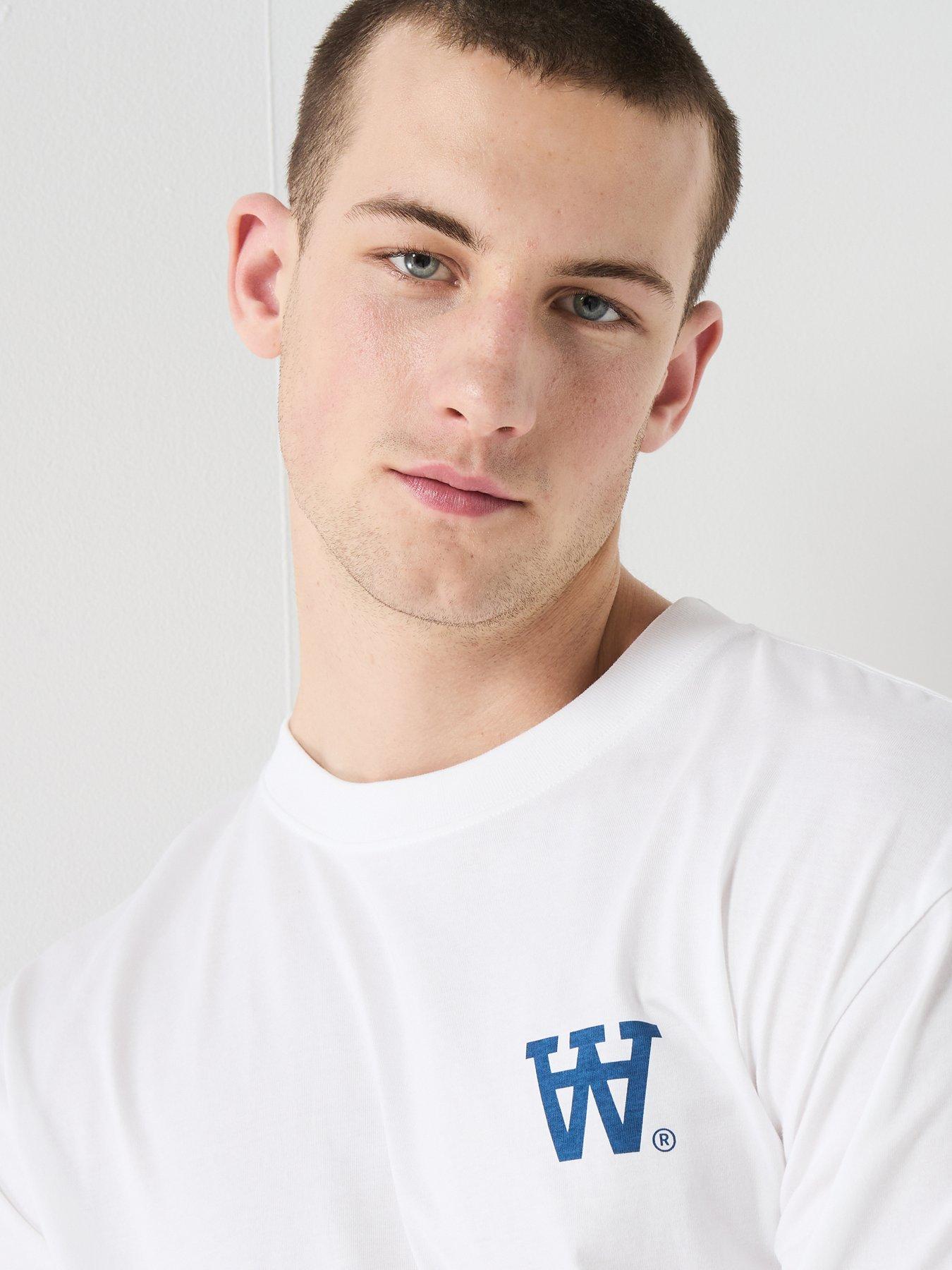 Image 5 of 6 of Double A by Wood Wood Fence T-Shirt - White