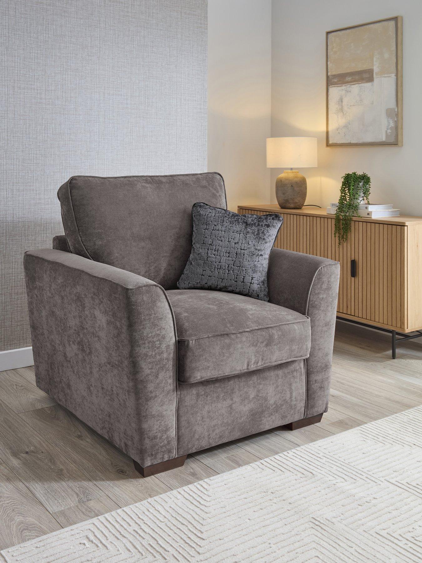 The Very Collection Roulette Fabric Armchair - Made to Order in the UK