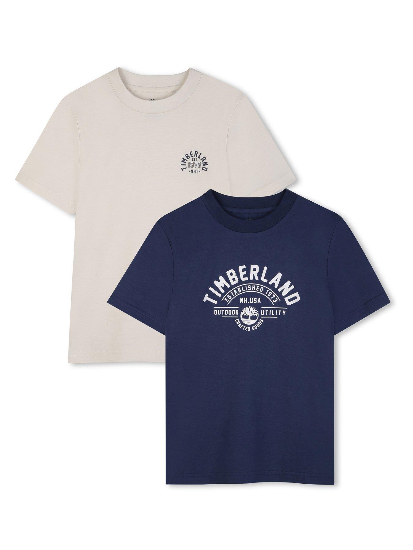 Timberland Boys 2 Pack Short Sleeve T-Shirts