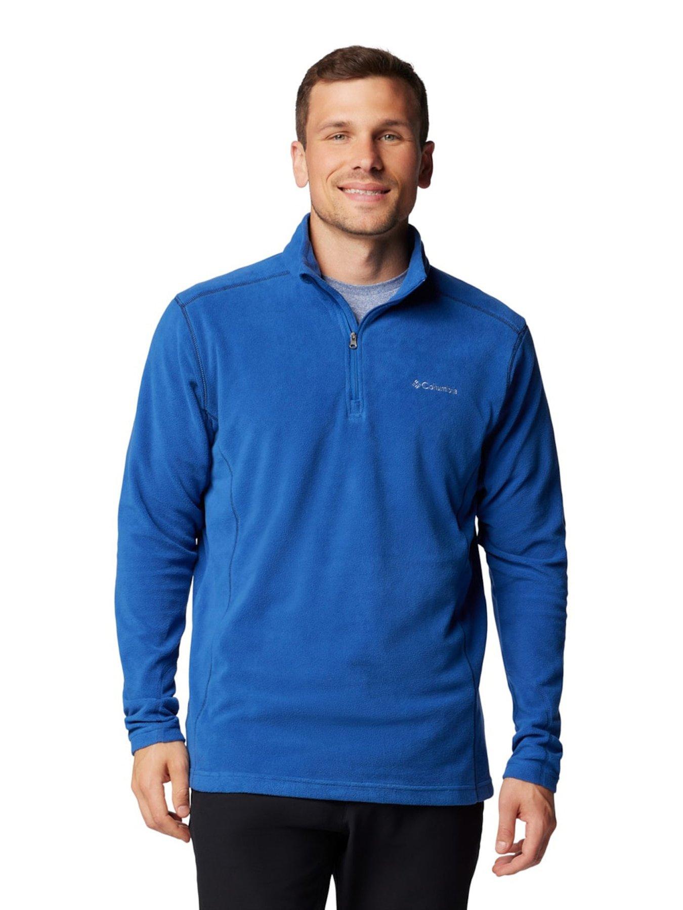 Columbia Mens Klamath Range Half Zip Fleece - Blue