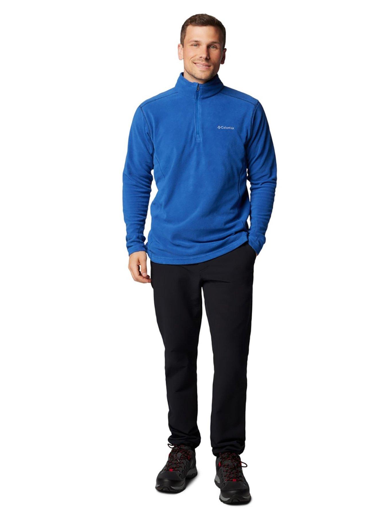 Image 3 of 5 of Columbia Mens Klamath Range Half Zip Fleece - Blue