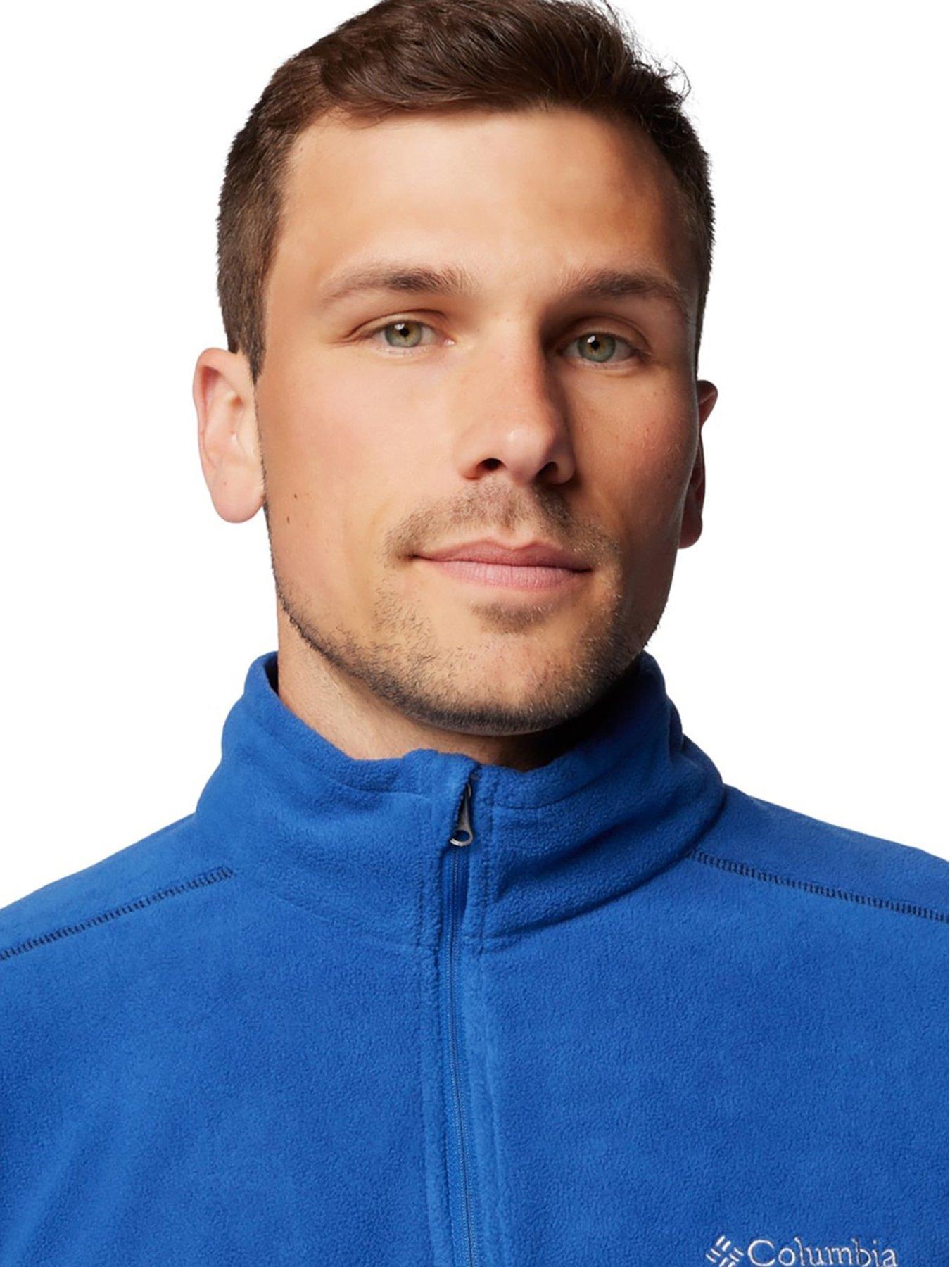 Image 4 of 5 of Columbia Mens Klamath Range Half Zip Fleece - Blue