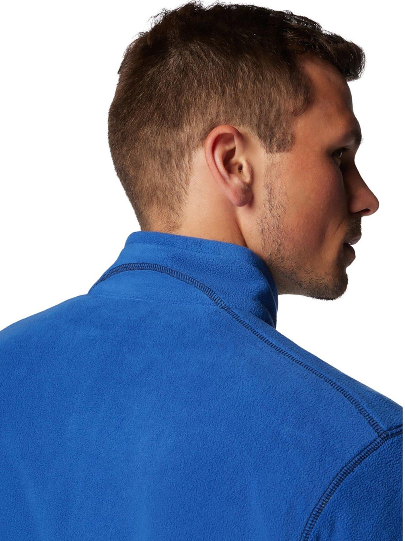 Image 5 of 5 of Columbia Mens Klamath Range Half Zip Fleece - Blue