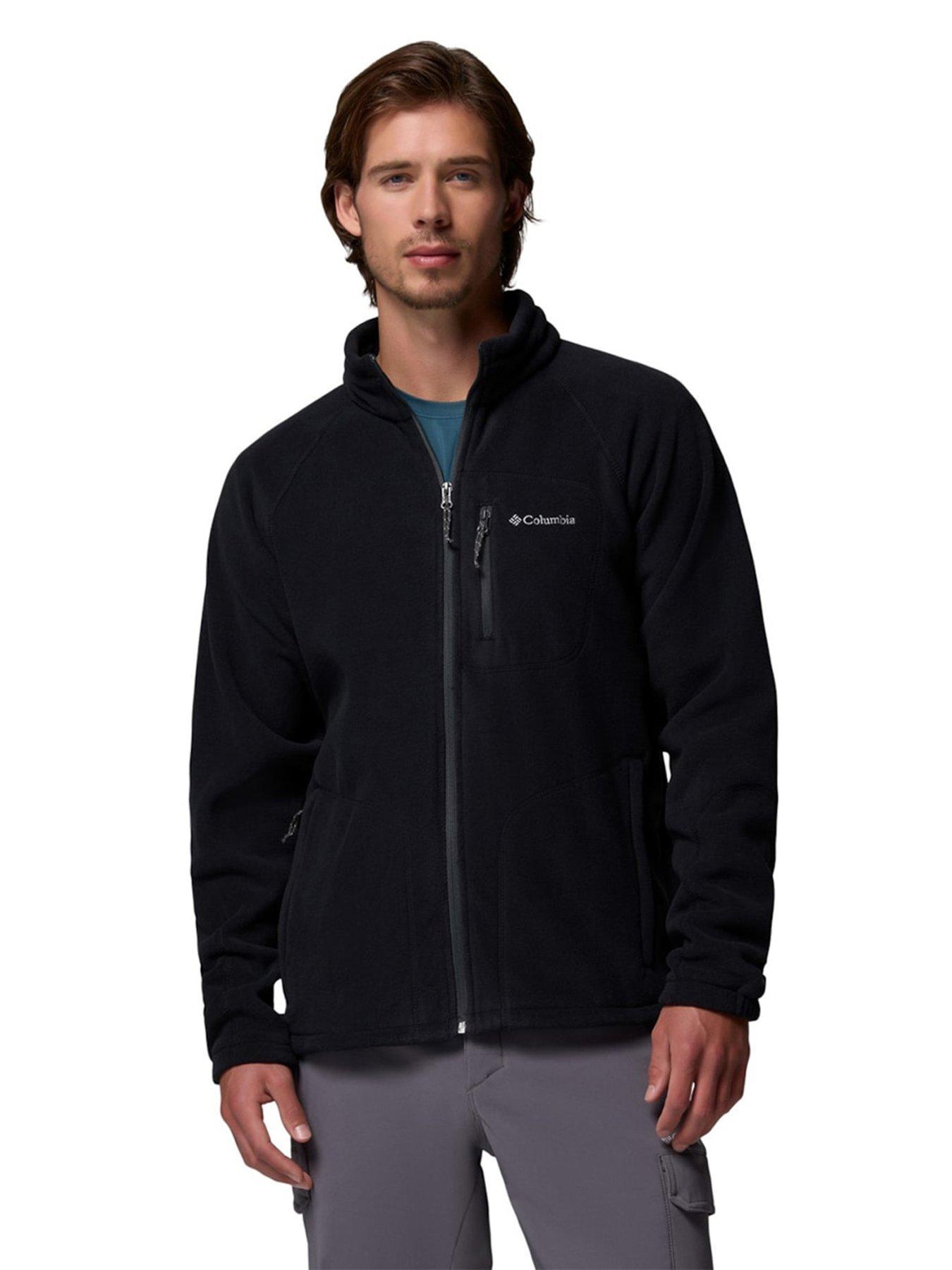 Columbia Mens Fast Trek Fz Fleece - Black