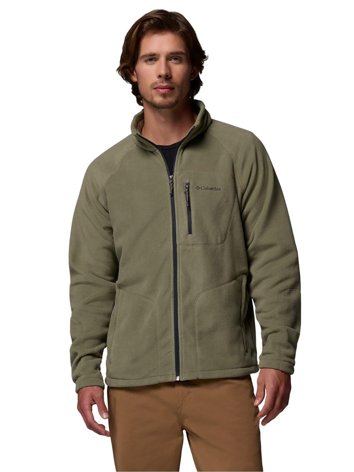 Columbia Mens Fast Trek Full Zip Fleece - Green