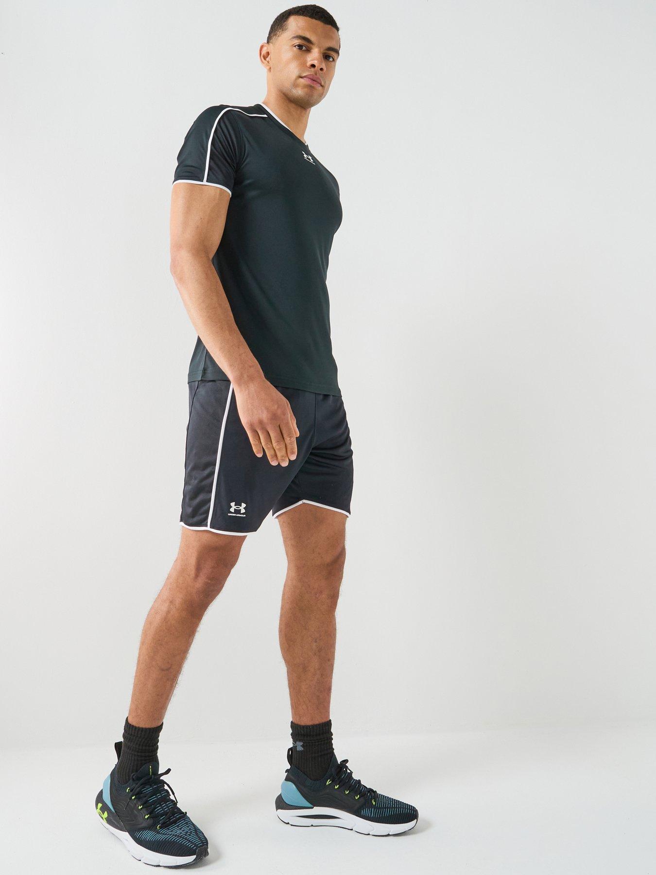 UNDER ARMOUR Mens Football Challenger Short, Black, Size Xl, Men