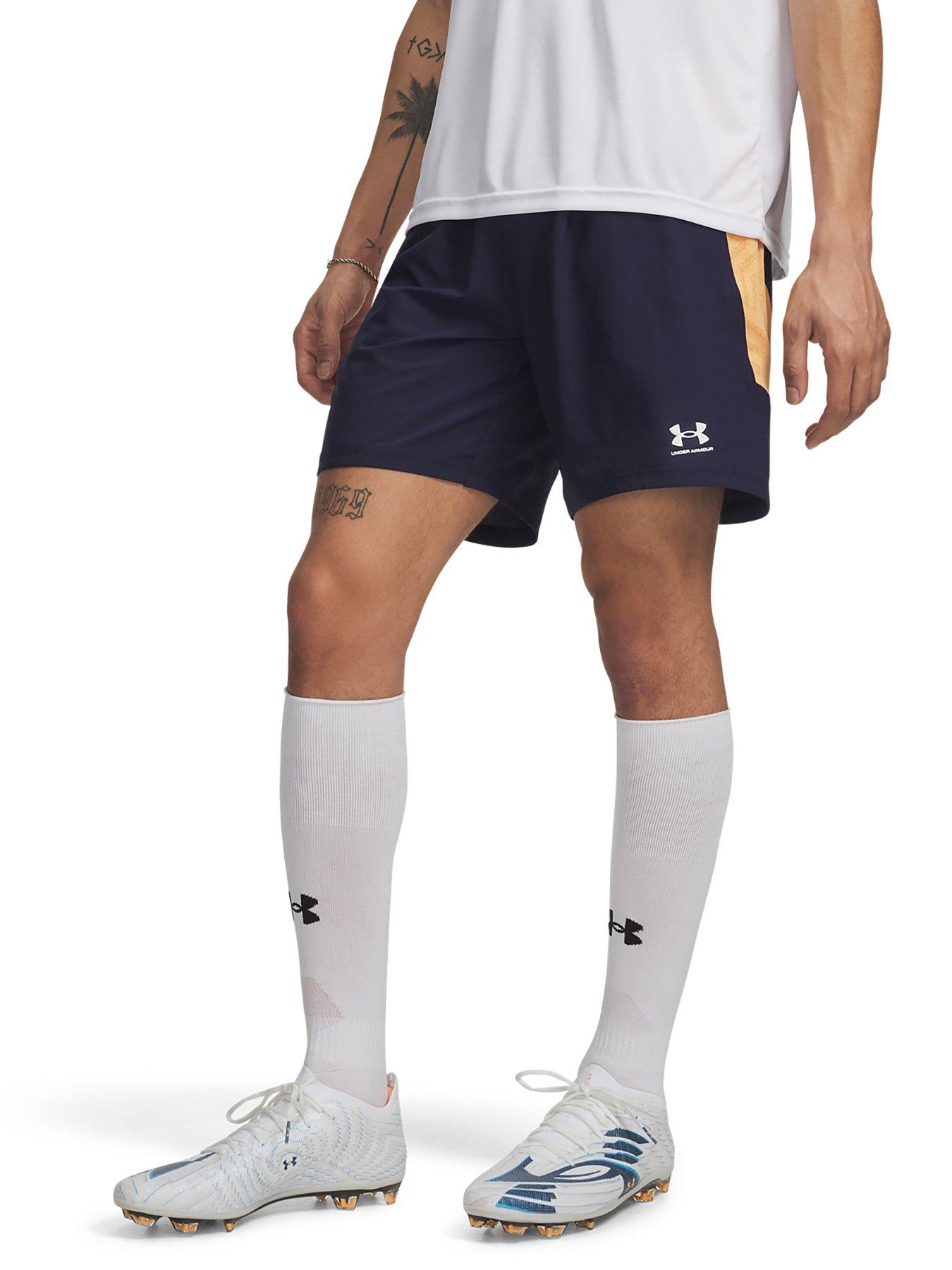 UNDER ARMOUR Mens Football Challenger Pro Short, Navy, Size Xl, Men
