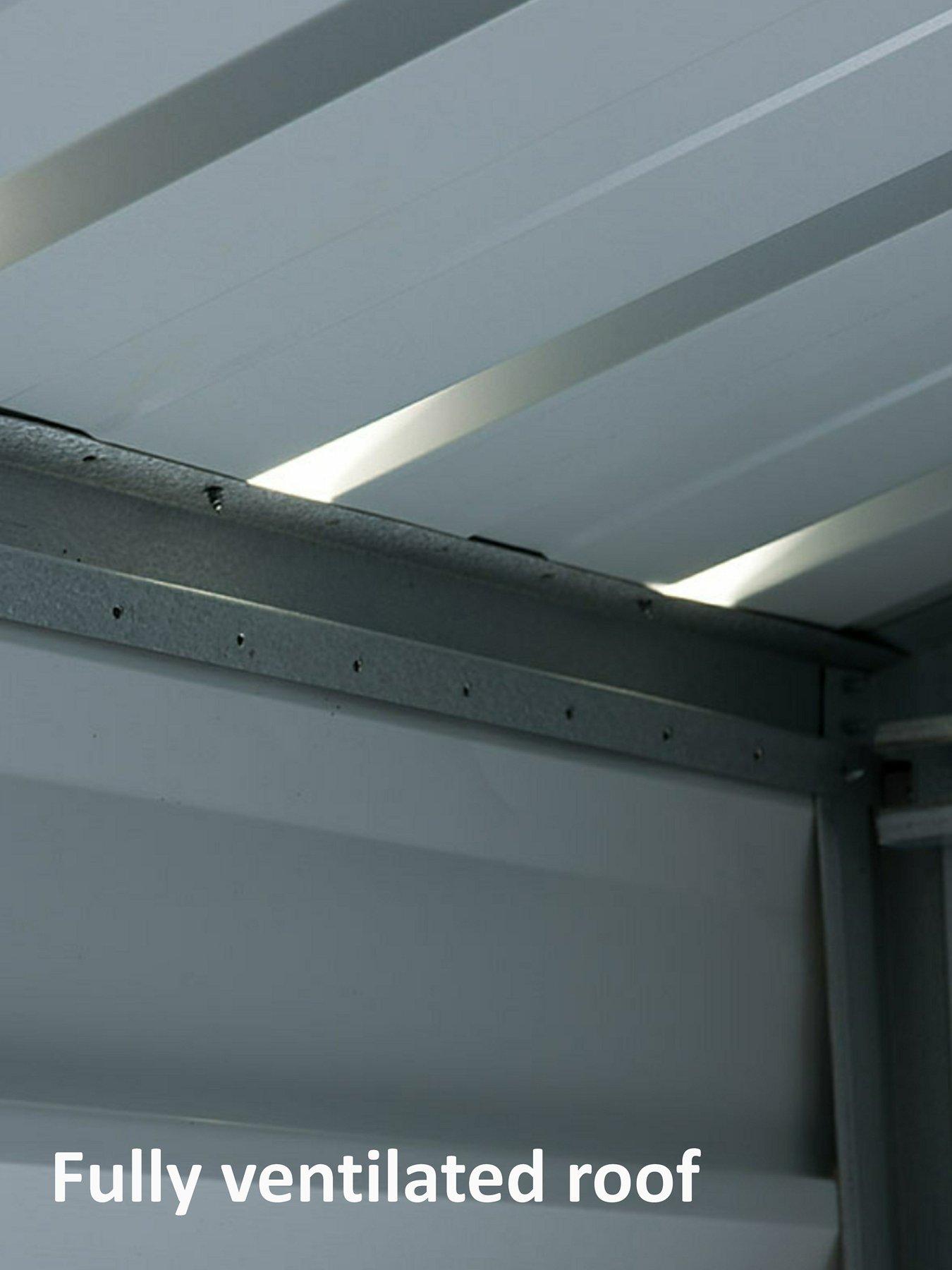 Image 4 of 4 of Yardmaster 4 X 5 ft Single Door Metal Pent Roof Shed
