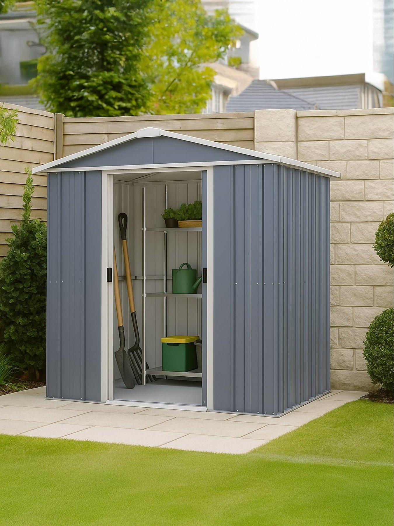 Yardmaster 6Ft X & 7Ft Castleton Apex Roof Metal Shed