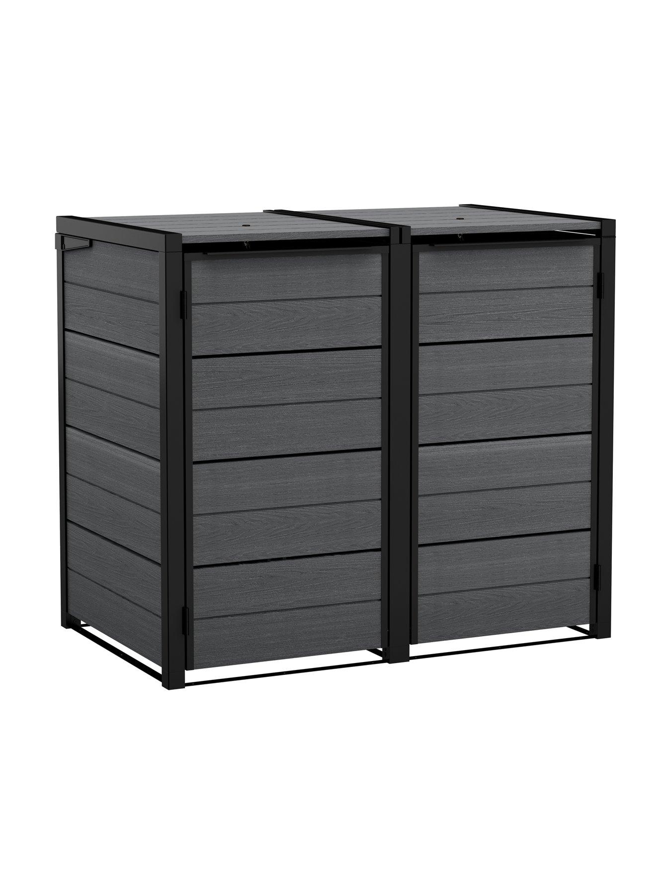 Image 3 of 7 of Keter Hideaway Bin Deco Grey