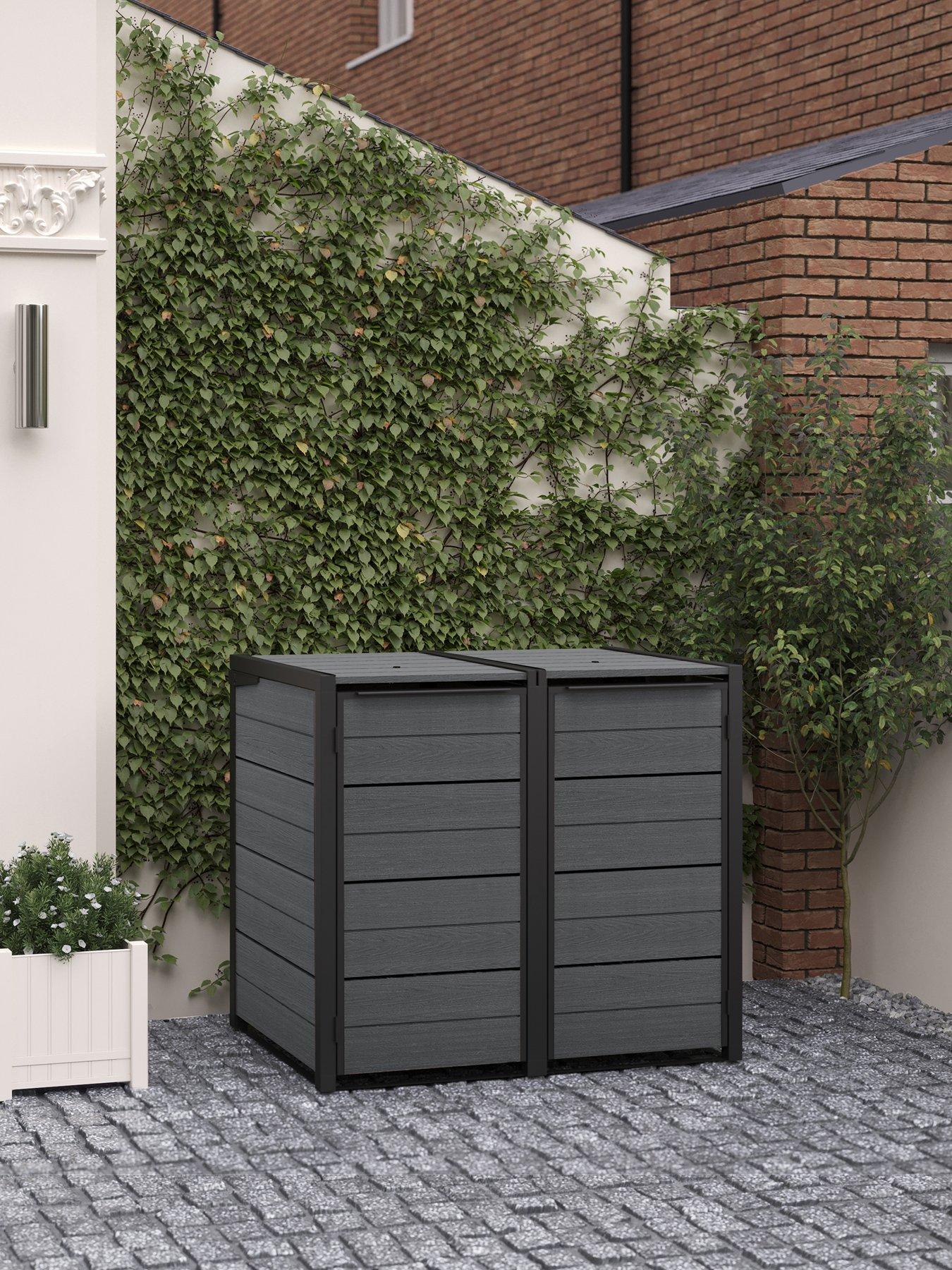 Image 4 of 7 of Keter Hideaway Bin Deco Grey