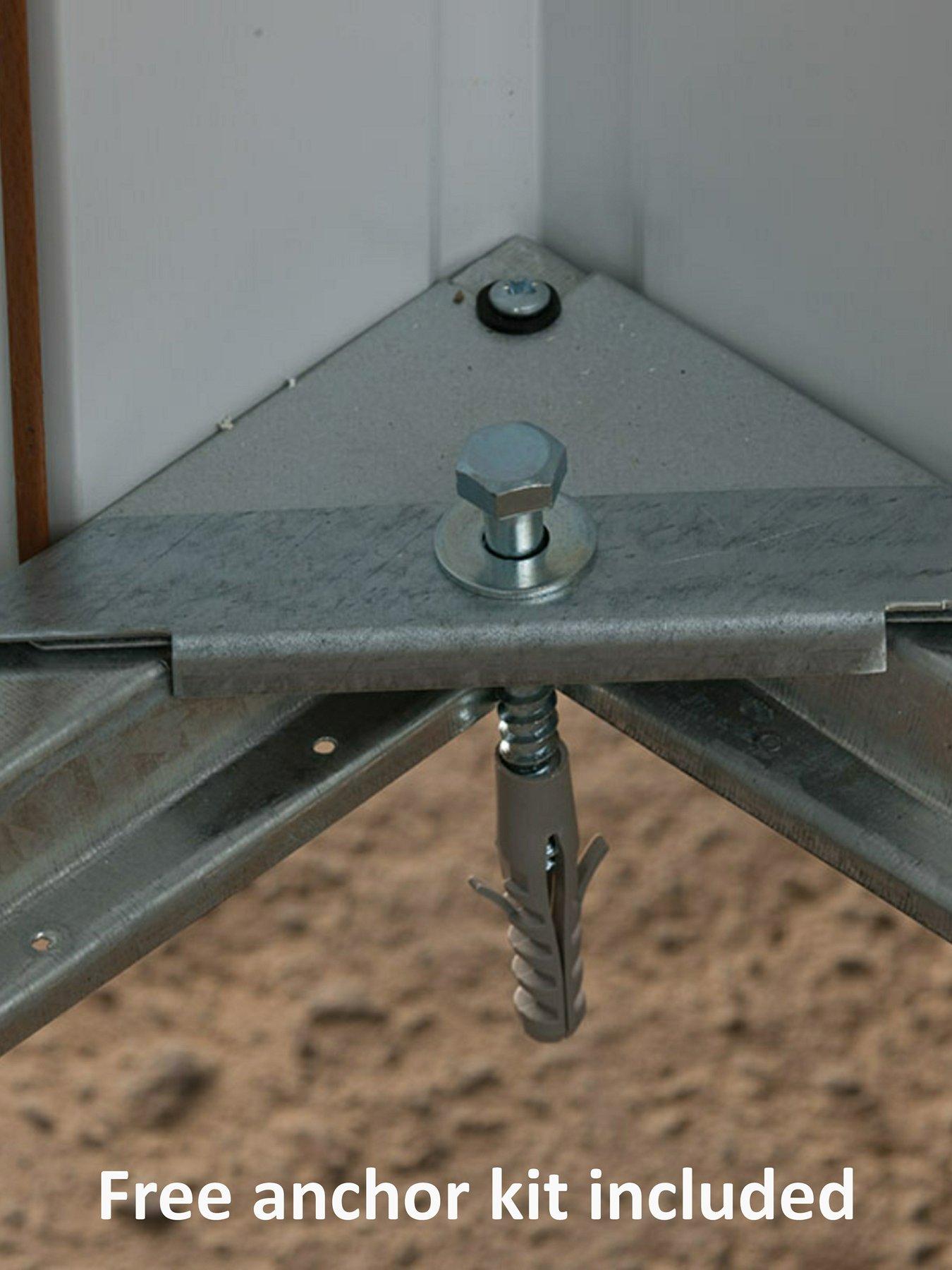 Image 3 of 5 of Yardmaster 6 X 4 ft Platinum Tall Metal Pent Roof Shed