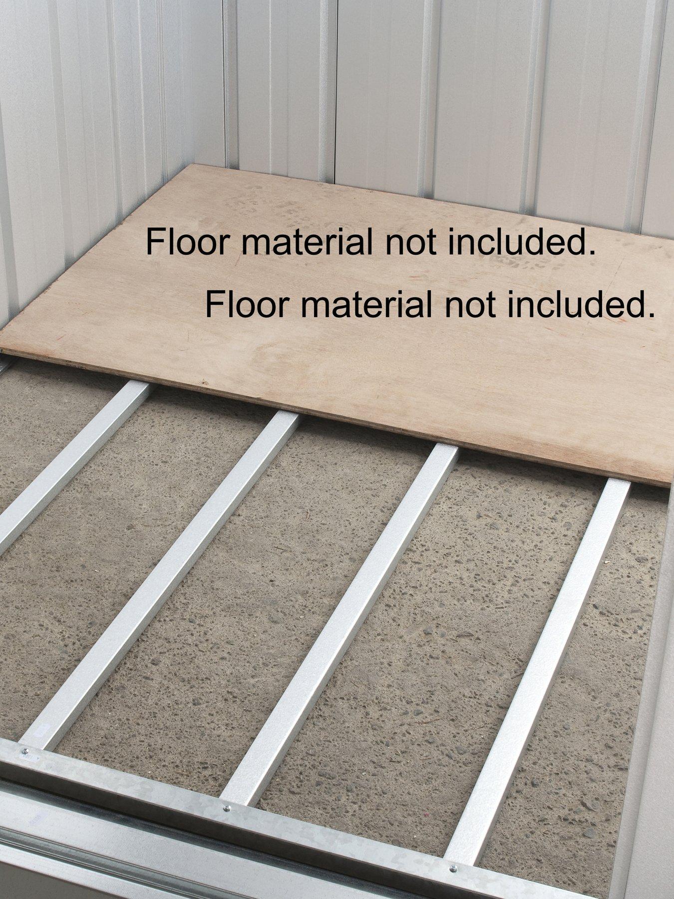 Image 6 of 6 of Yardmaster 10ft X 13ft Castleton Apex Roof Metal Shed With Floor Frame Kit